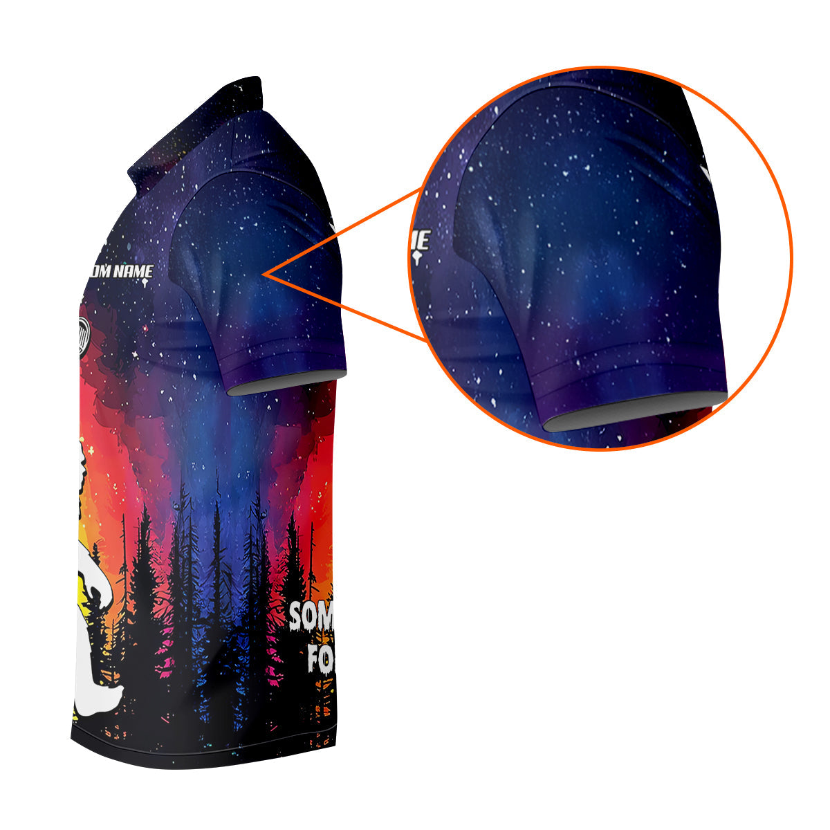 Custom Sasquatch Bigfoot Golf Polo Shirt , Funny Golf Shirt, Gift For Golfers