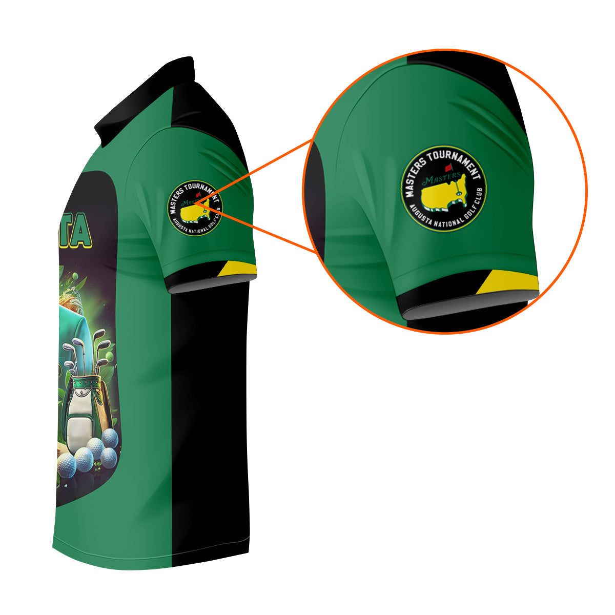 Custom Augusta Golf Master Men's Golf Polo Shirt, Mens Golf Gift, Mens Golf Shirt