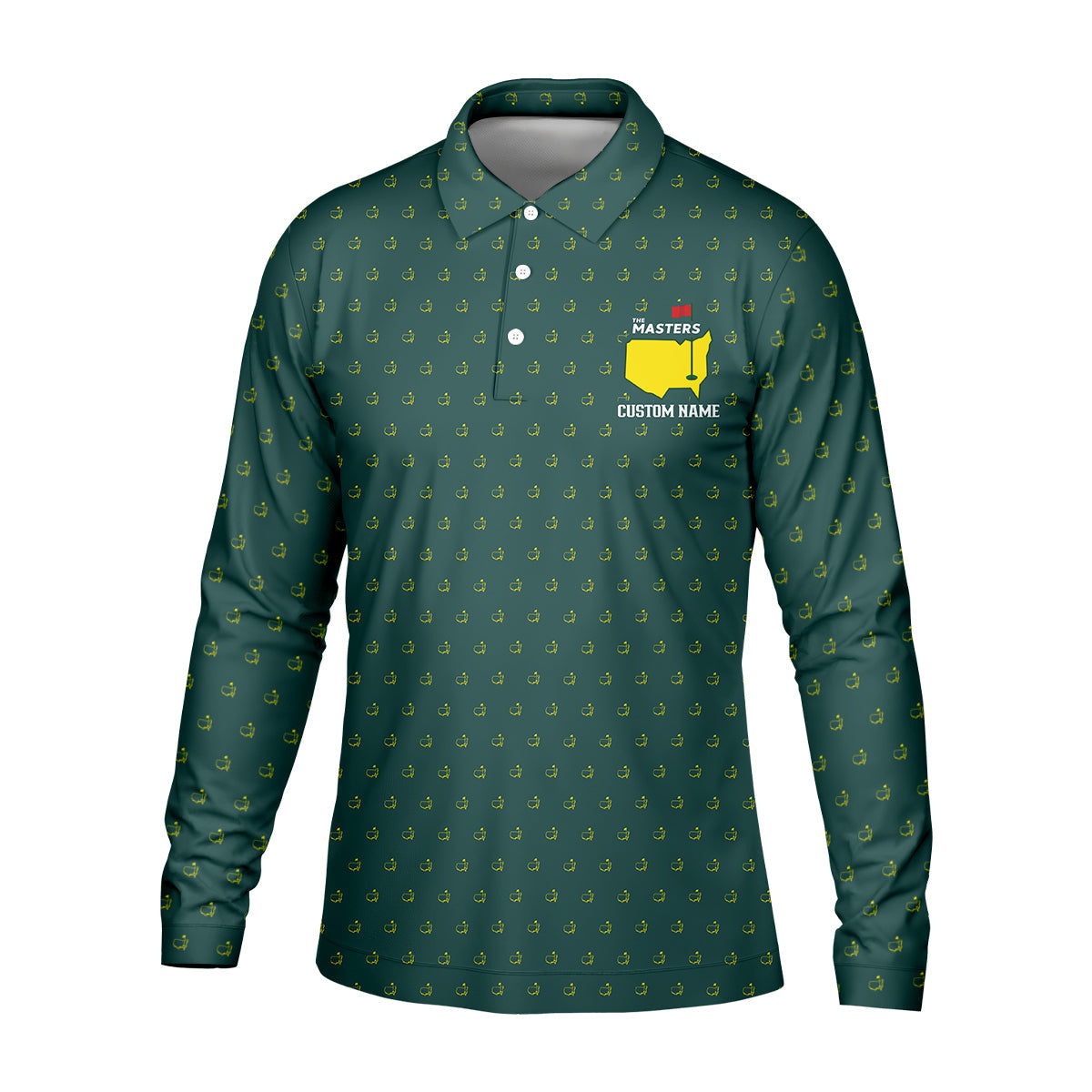 Masters Tournament Augusta Custom Funny Golf Polo Shirt, Christmas Golf Gift