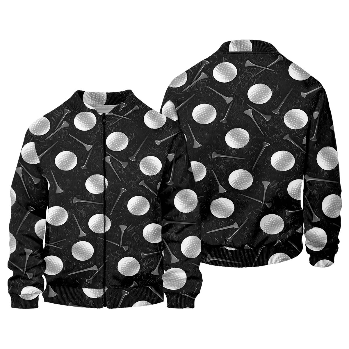 Golf Balls Black Men's Golf Polo Shirt, Funny Golf Shirt, Gifts For Golfer