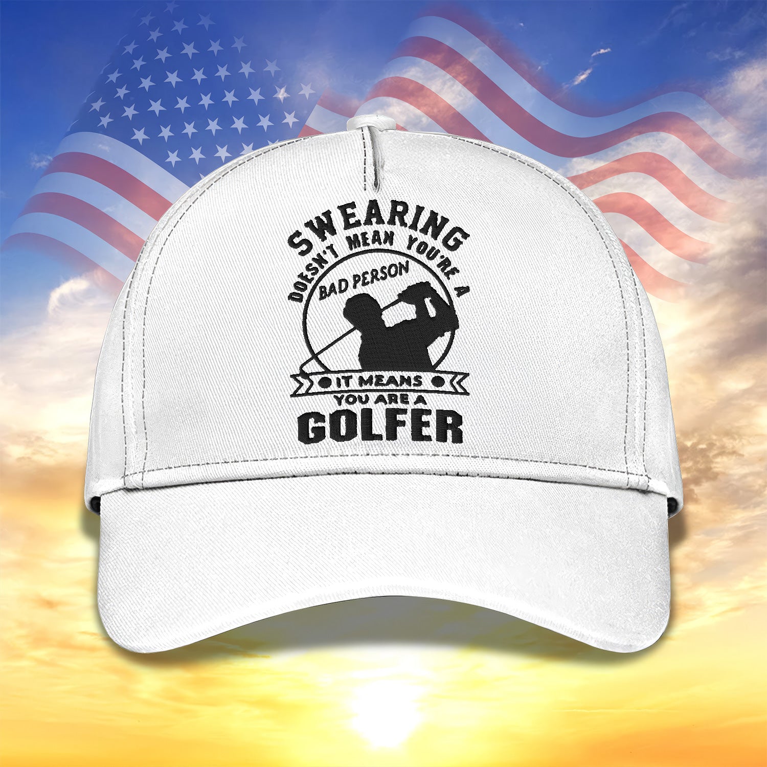 You Are A Golfer Embroidered Baseball Cap, Golf Hat, Dad Golf Gift