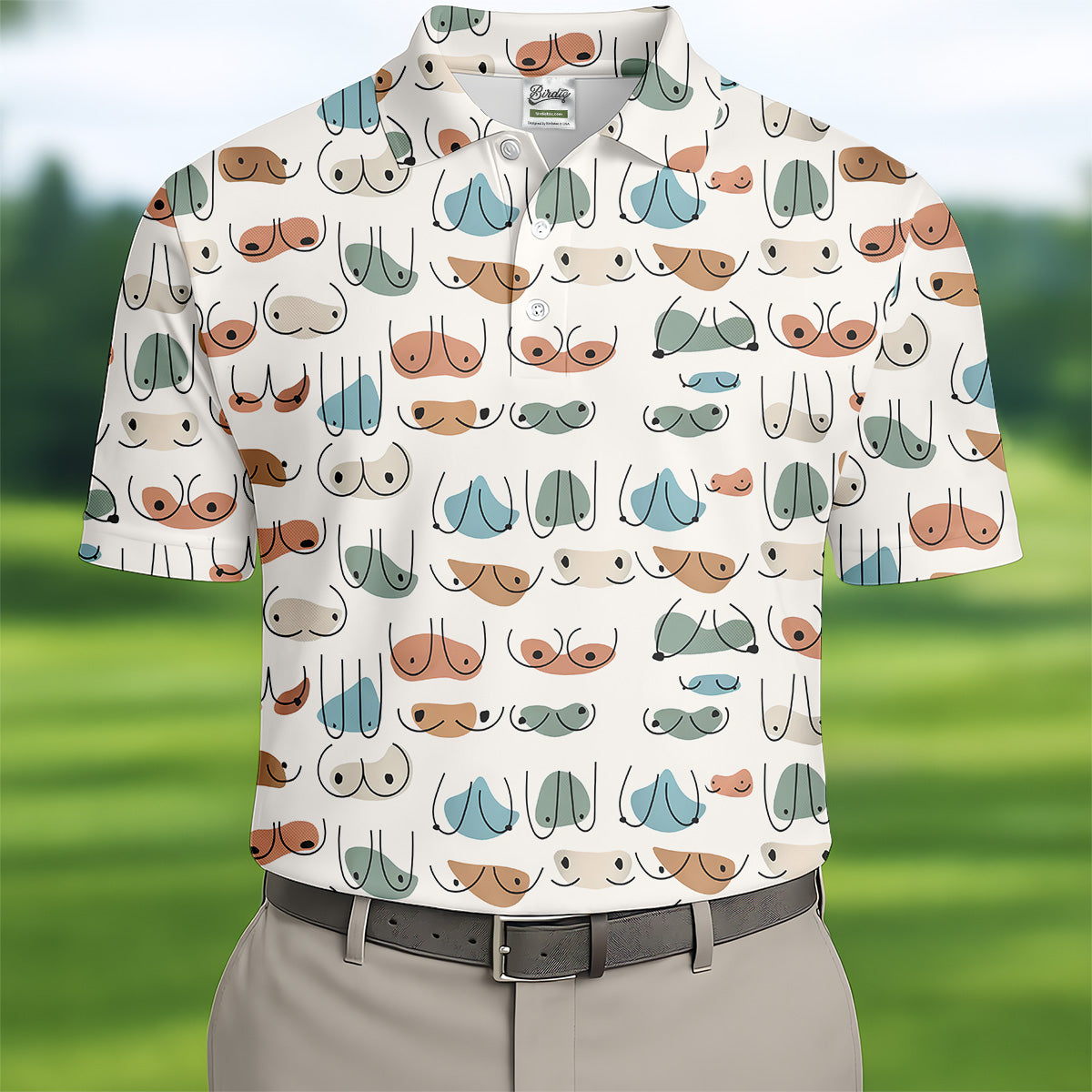 Boob Golf Shirt, Fun Golf Shirt, Golf T-Shirts Funny, Matching Golf Shirts, Golf Shirts For Men