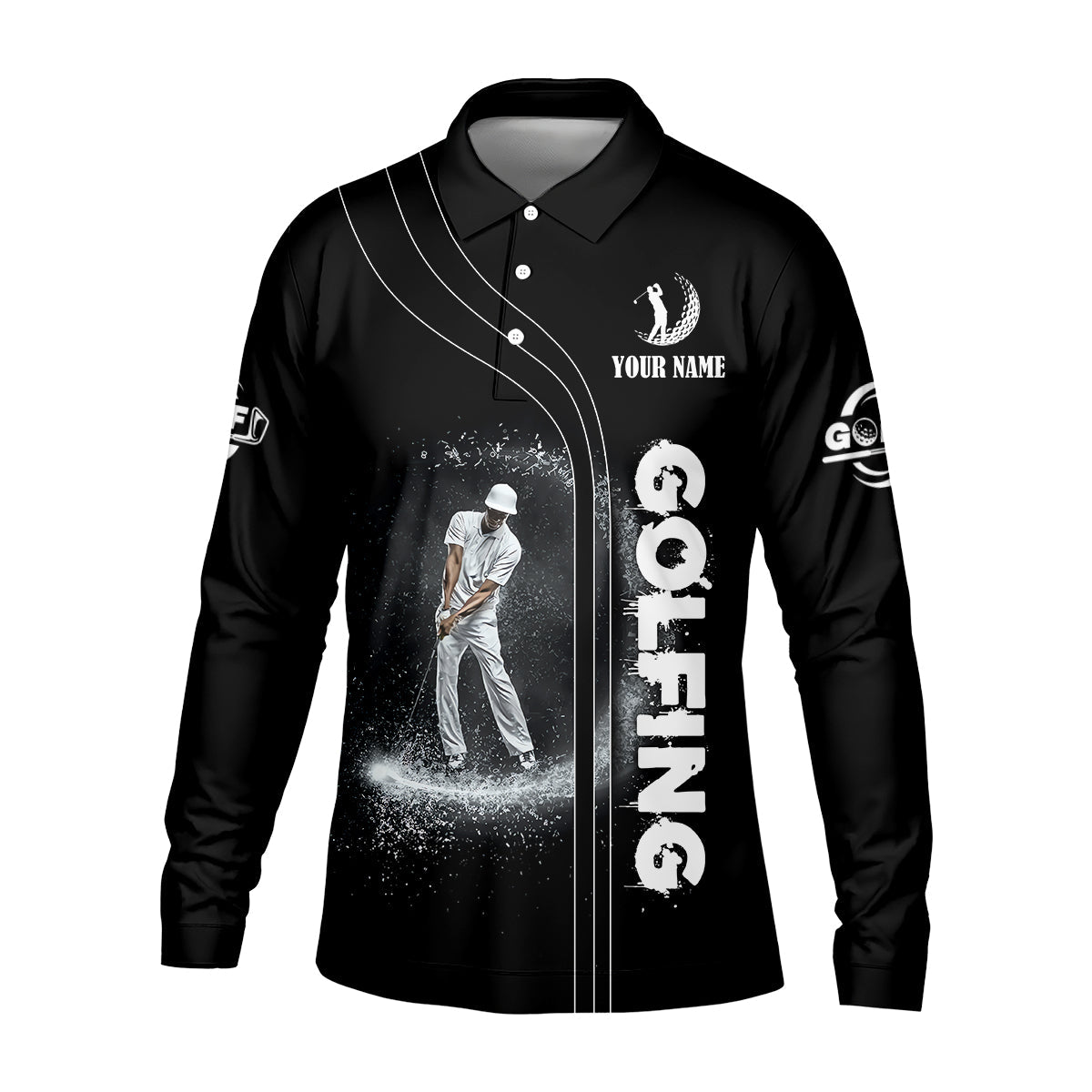 Back Nines Matter Custom Funny Golf Polo Shirt, Dad Golf Gifts