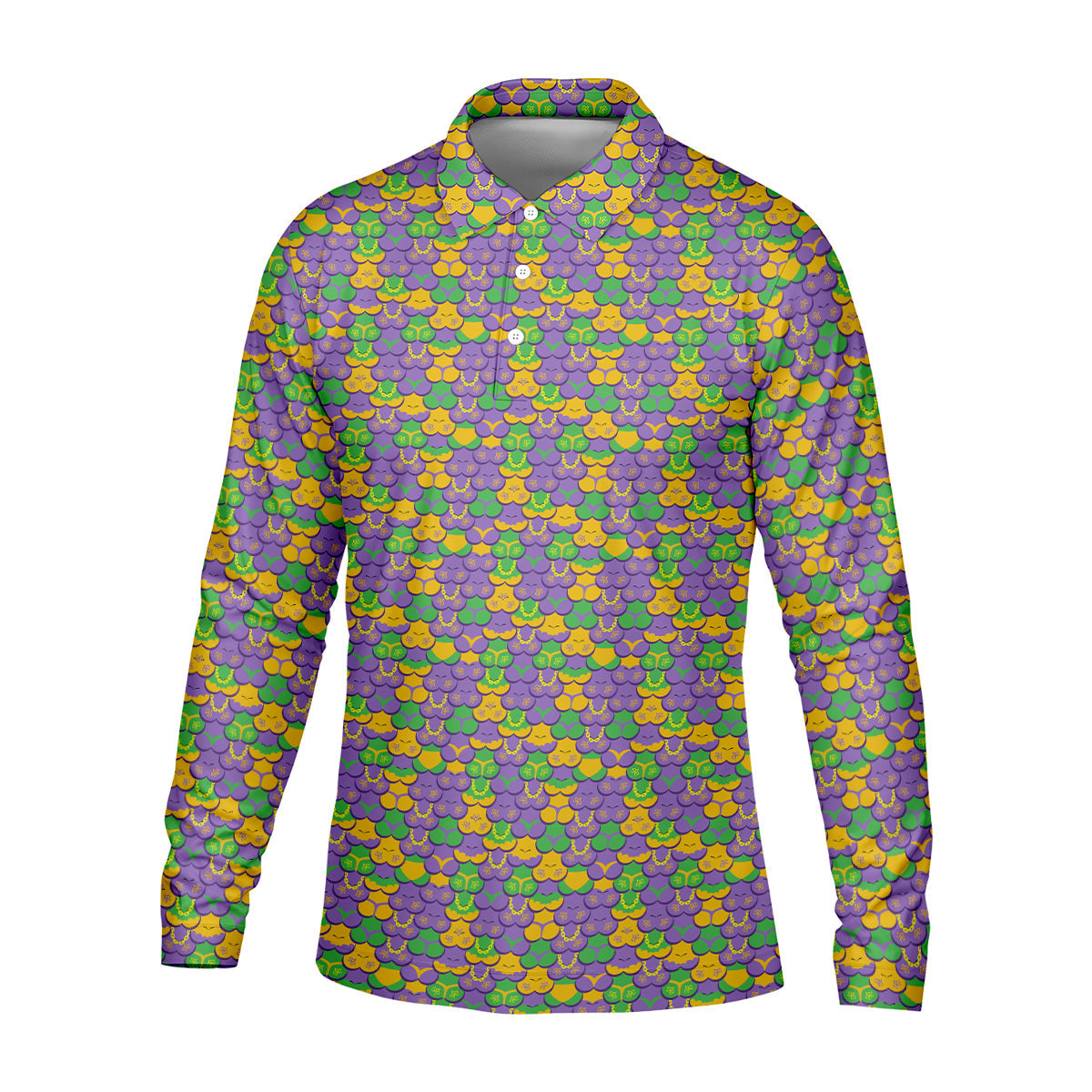 Funny Boob Mardi Gras Men's Golf Polo Shirt, Fun Golf Shirt For Men, Mardi Gras Polo, Funny Golf Shirt