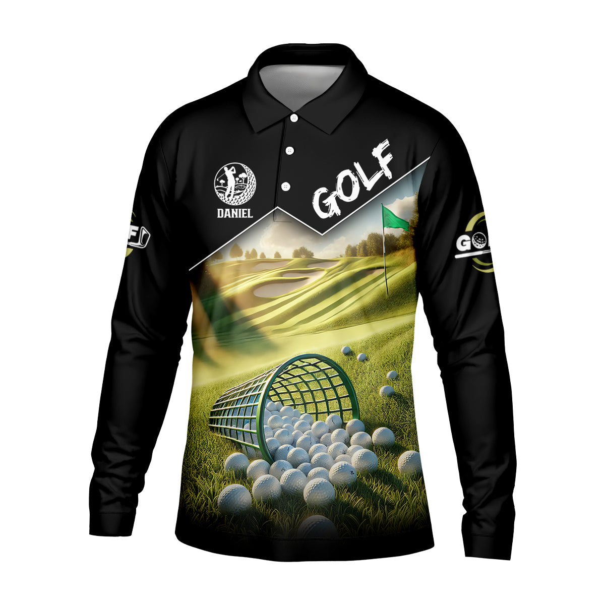 It Takes A Lot Of Balls To Play Golf Like I Do Custom Golf Polo Shirt, Dad Golf Gift, Golf Lover Gifts