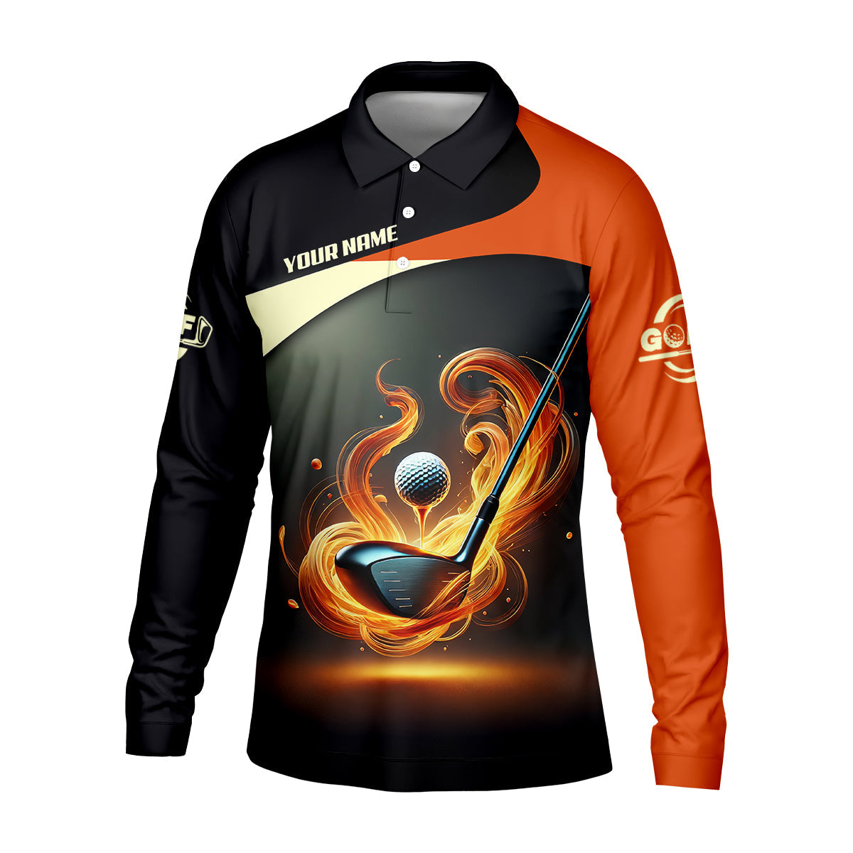 Never Underestimate An Old Man With A Golf Club Custom Funny Golf Polo Shirt, Christmas Golf Gift