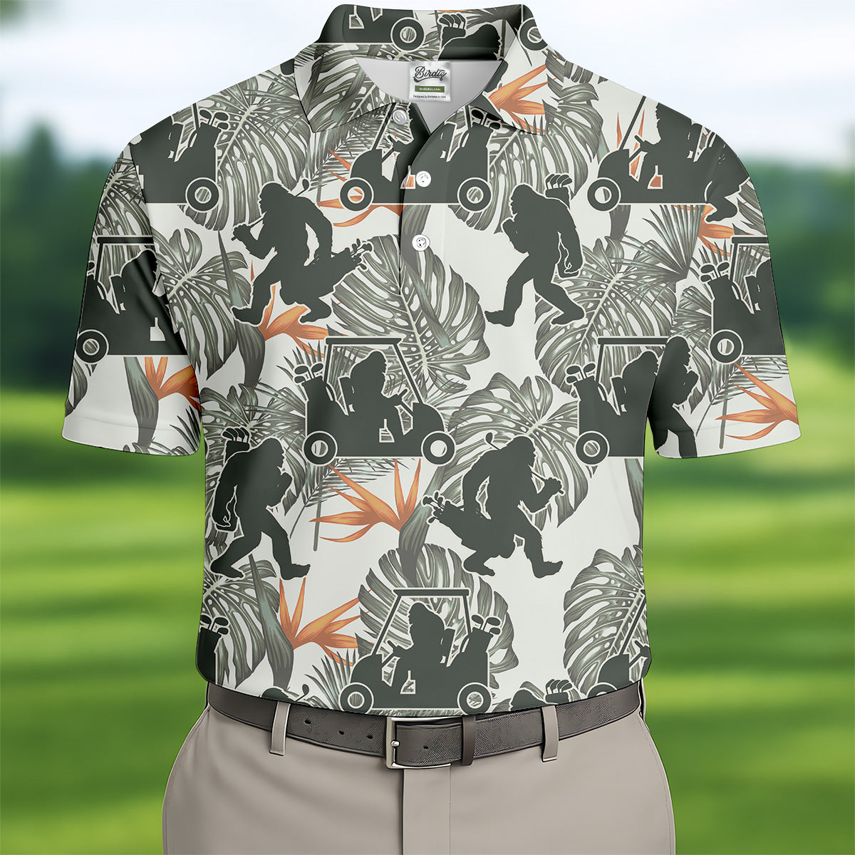 Gorilla Shirt, Hawaiian Golf Shirts, Fun Golf Shirts For Men, Matching Golf Shirts, Golf Shirts For Men