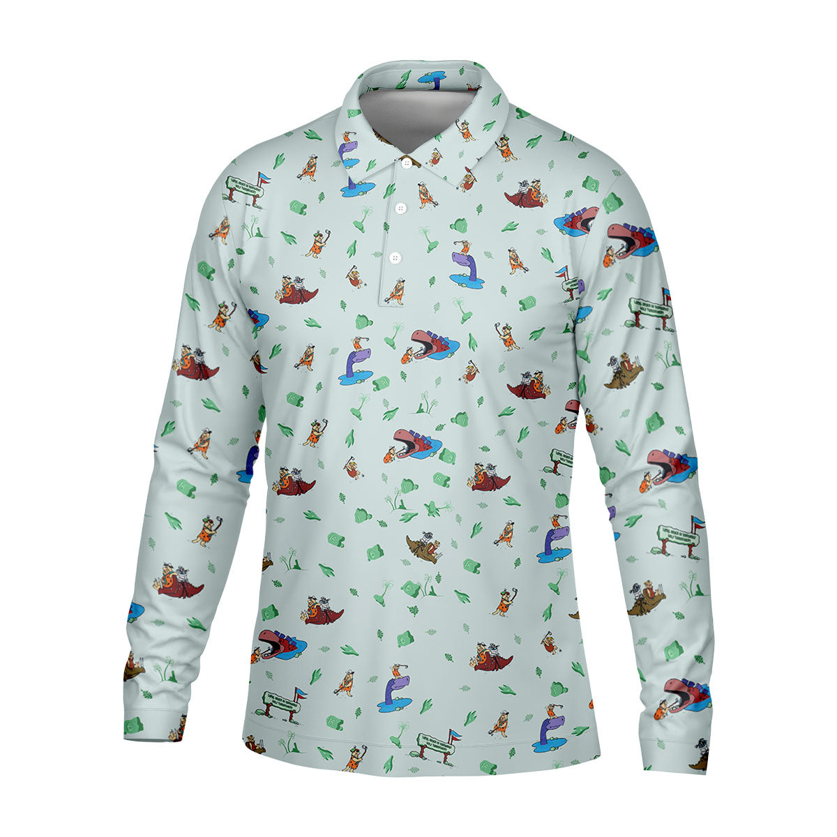 Loyal Order of Dinosaurs' Tourney Men's Golf Polo Shirt, Funny Golf Shirt, Gift For Golfers