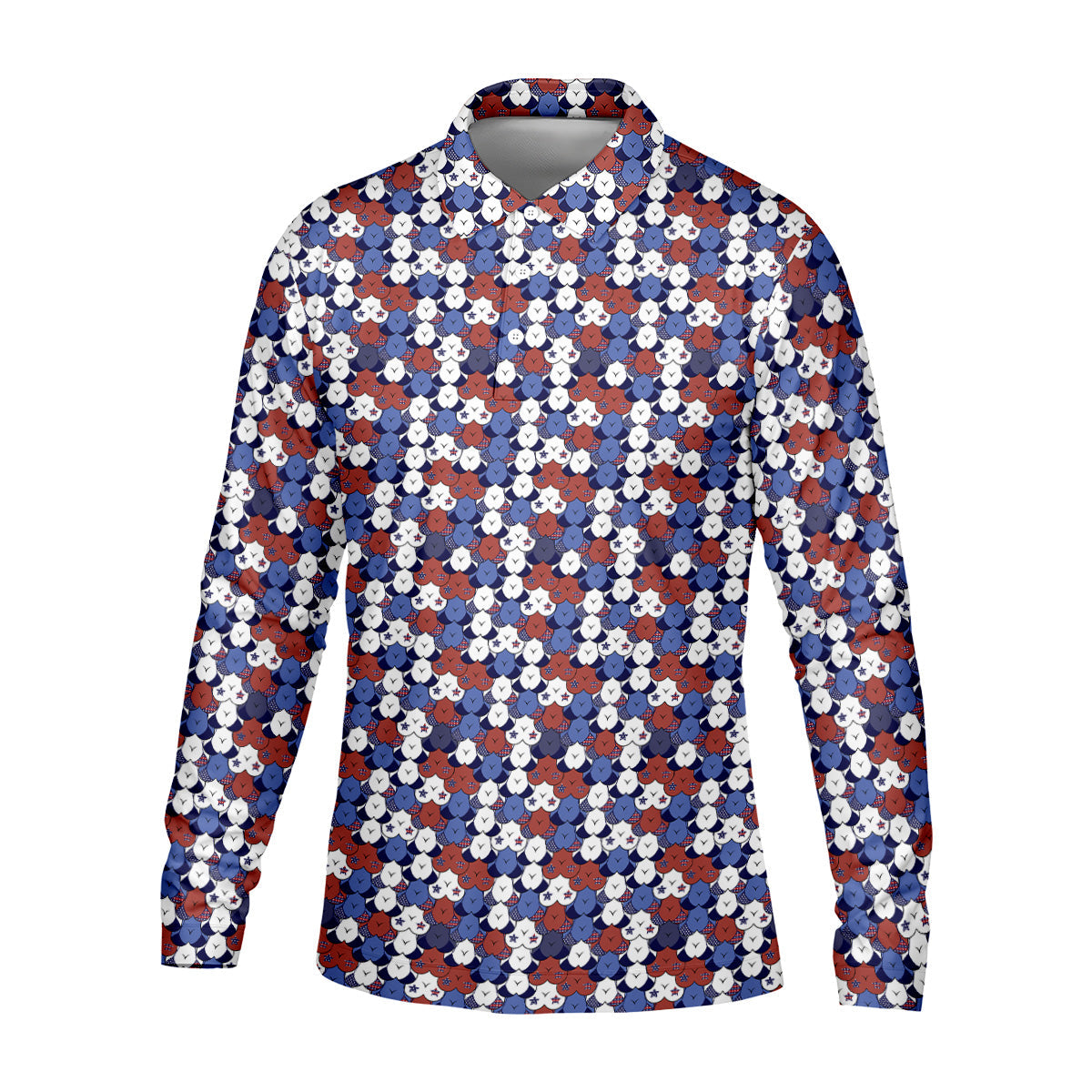 Funny Boobs Men's Golf Polo Shirt, Funny American Golf Shirt, Fun Golf Polo Shirt, Golf Gift For Him