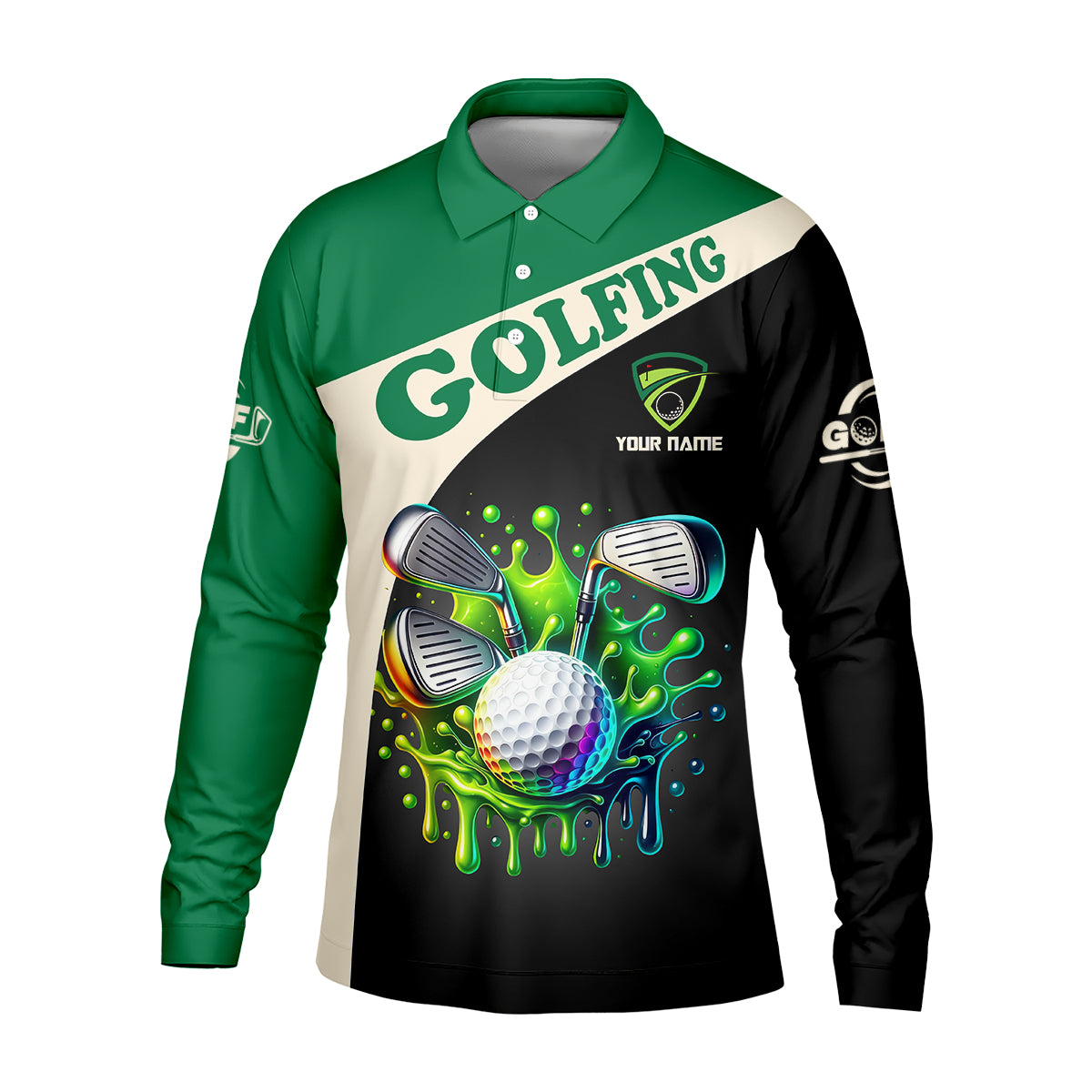 I Was One Under Today Custom Funny Golf Polo Shirt, Dad Golf Gifts