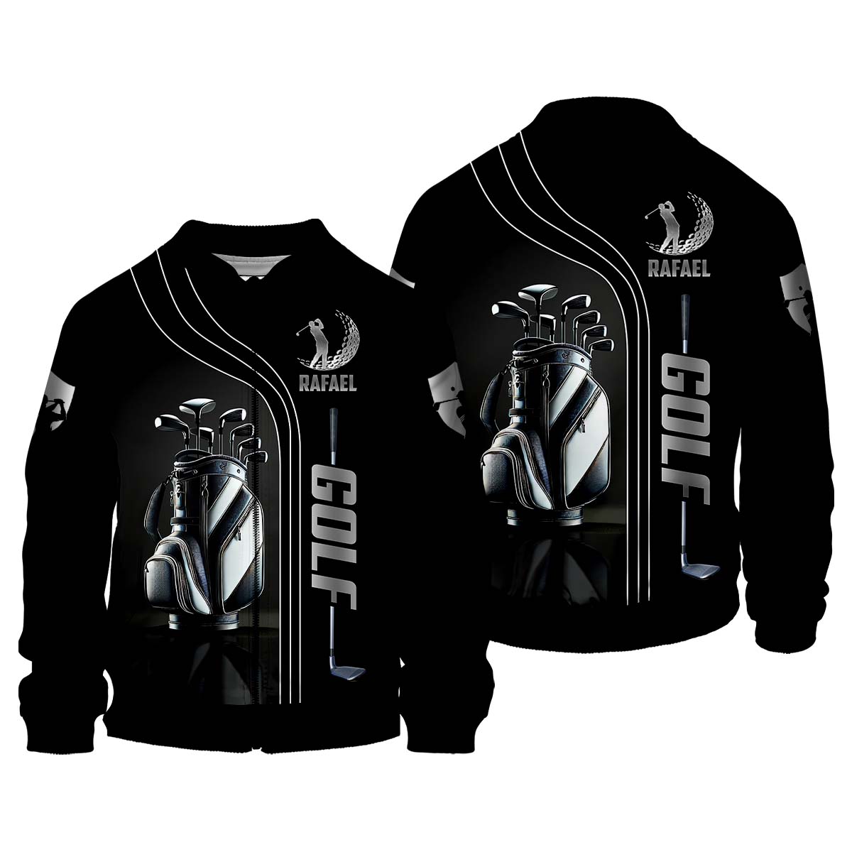 Custom Name Men's Golf Polo Shirt, Funny Golf Shirt, Gifts For Golfer