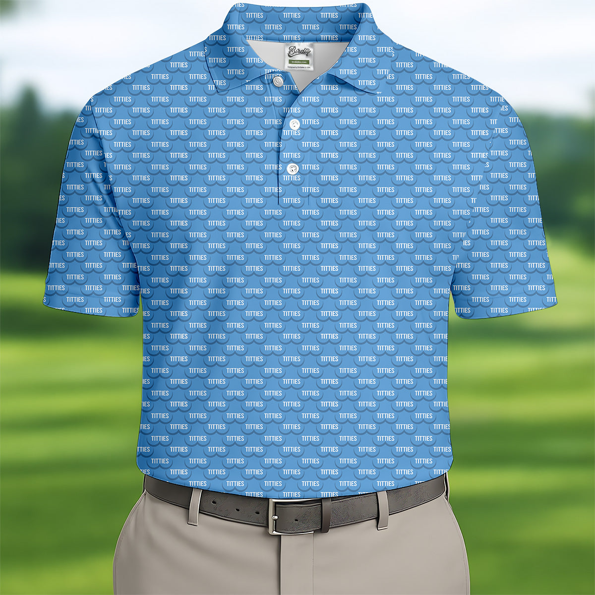 Funny Boob Golf Shirt, Mens Golf Polo Shirts, Fun Golf Shirts For Men, Hilarious Golf Shirts