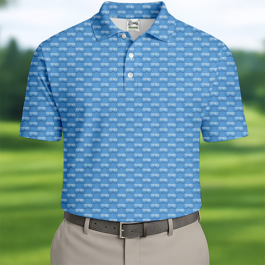 Funny Boob Golf Shirt, Mens Golf Polo Shirts, Fun Golf Shirts For Men, Hilarious Golf Shirts