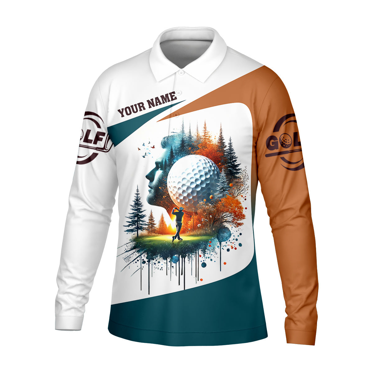 Fairway And Dreams Golf Polo Shirt, Golfing Apparel, Mens Golf Gift, Funny Golf Shirt