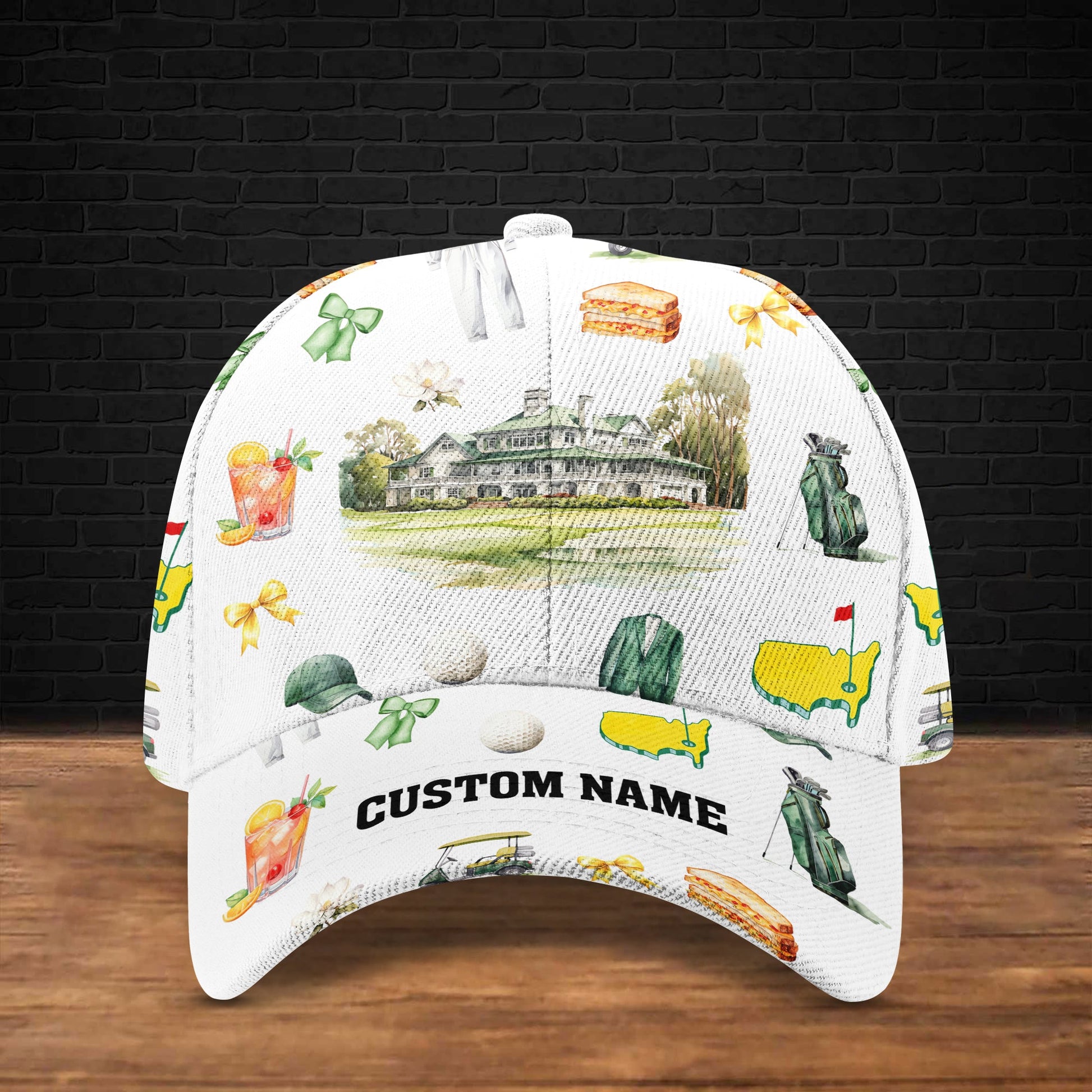 Masters Augusta GA Personalized Golf Cap, Funny Golf Cap, Gift For Golfers