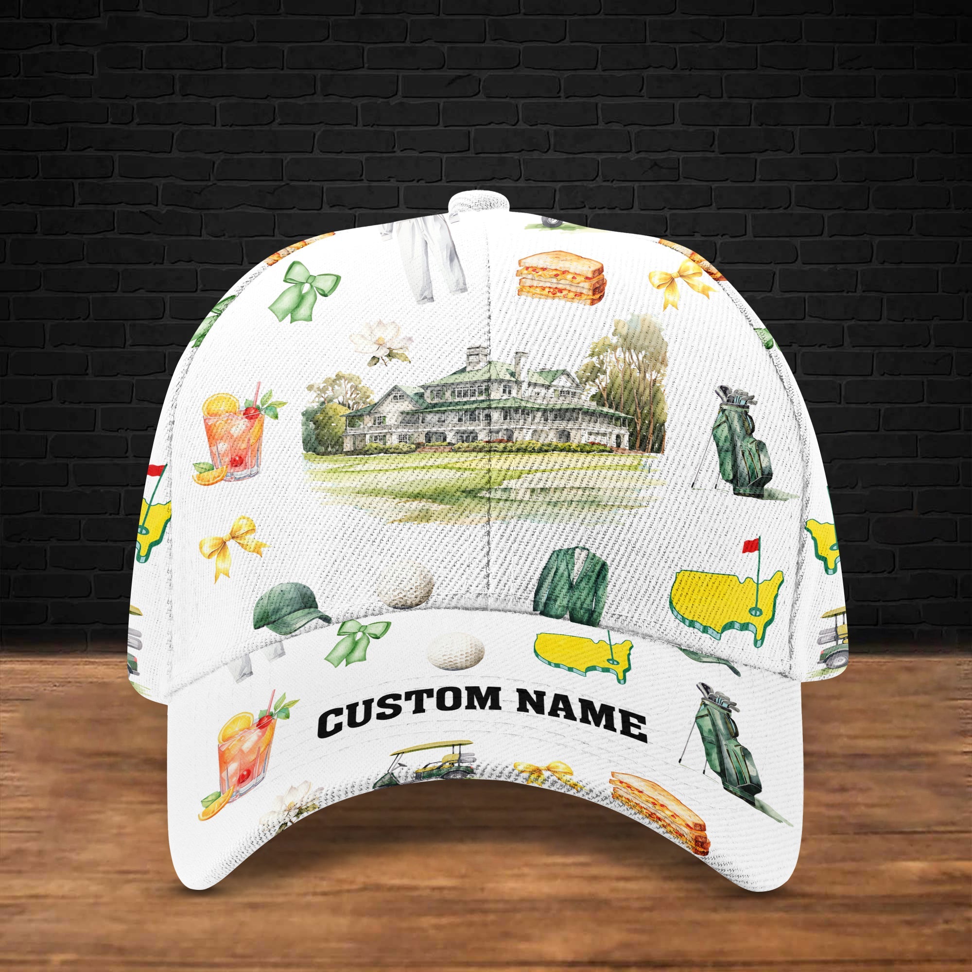 Masters Augusta GA Personalized Golf Cap, Funny Golf Cap, Gift For Golfers