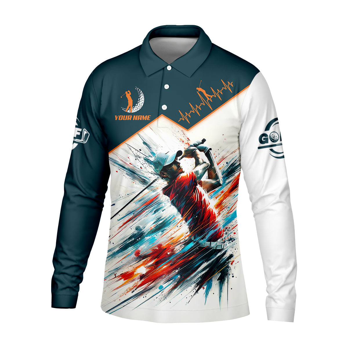 Custom Men's Golf Polo Shirt, Funny Golf Shirt, Gift For Golf Lovers