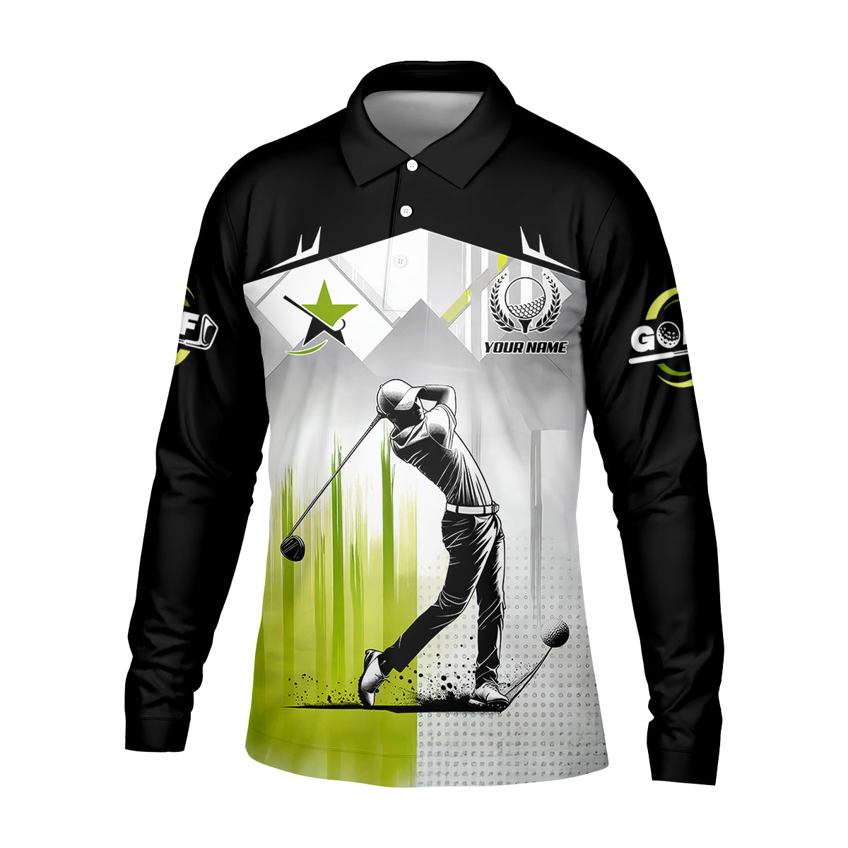 Pro Swing Men's Golf Polo Shirt, Golfers Gift, Mens Golf Gift