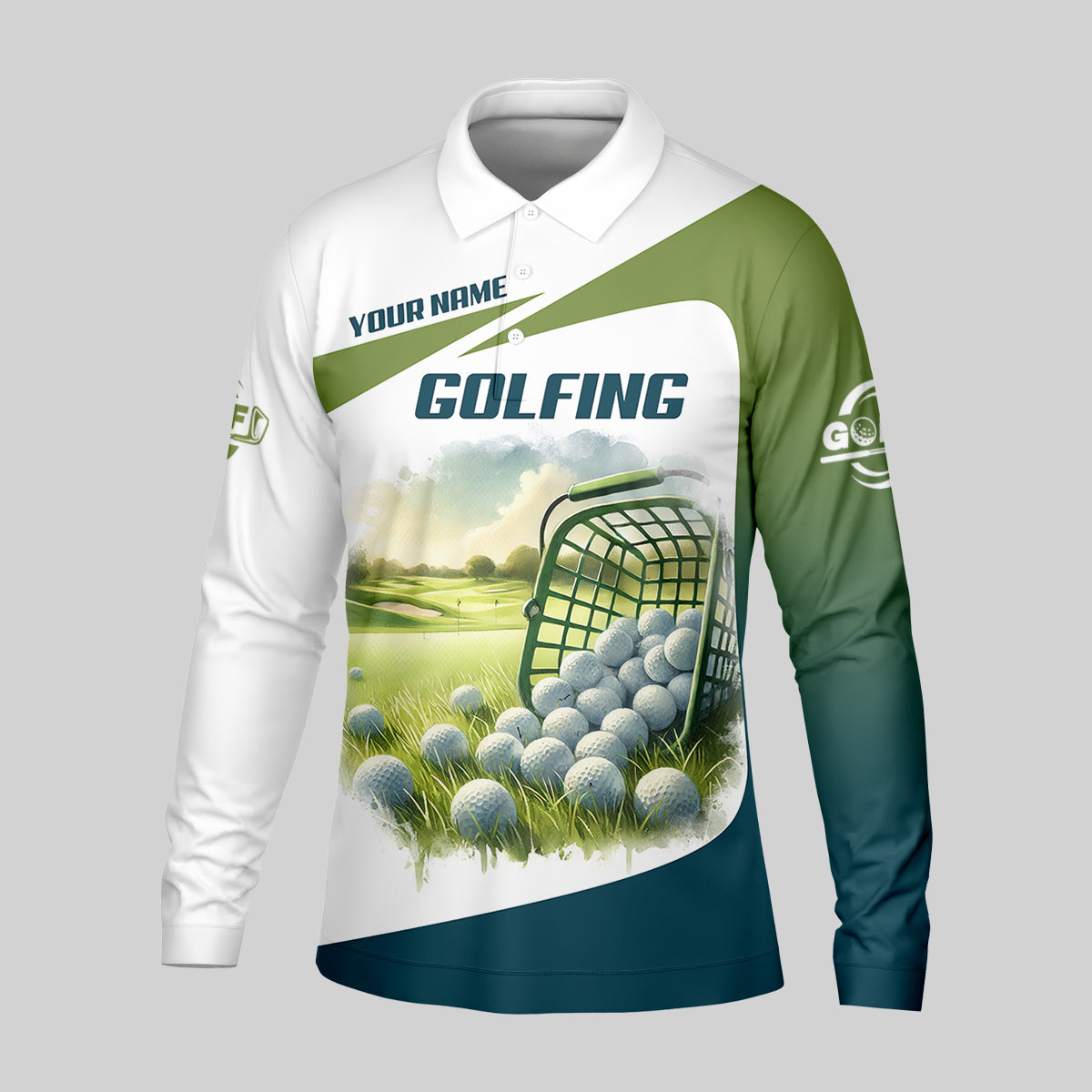 It Takes A Lot Of Balls To Play Golf Like I Do Custom Men Golf Polo Shirt, Golf Lover Gifts