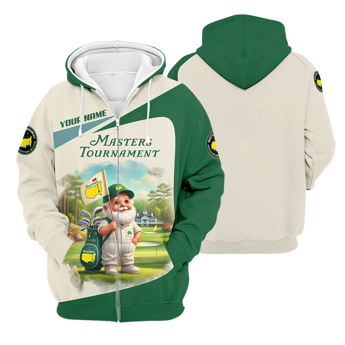 Masters Tournament Augusta Golf Custom Men's Golf Polo Shirt, Funny Gift For Golfer