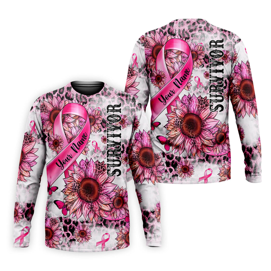 Breast Cancer Golf Shirt, Mens Golf Polo Shirts, Pink Breast Cancer T-Shirts, Pink Ribbon Breast Cancer