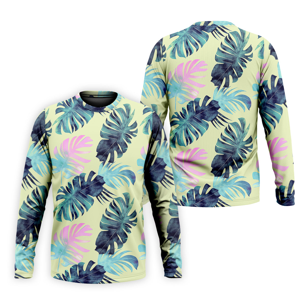 Tropical Palm Leaves Golf Tops For Men, Mens Golf Polo Shirts, Unique Gift For Golfer, Golfing Apparel