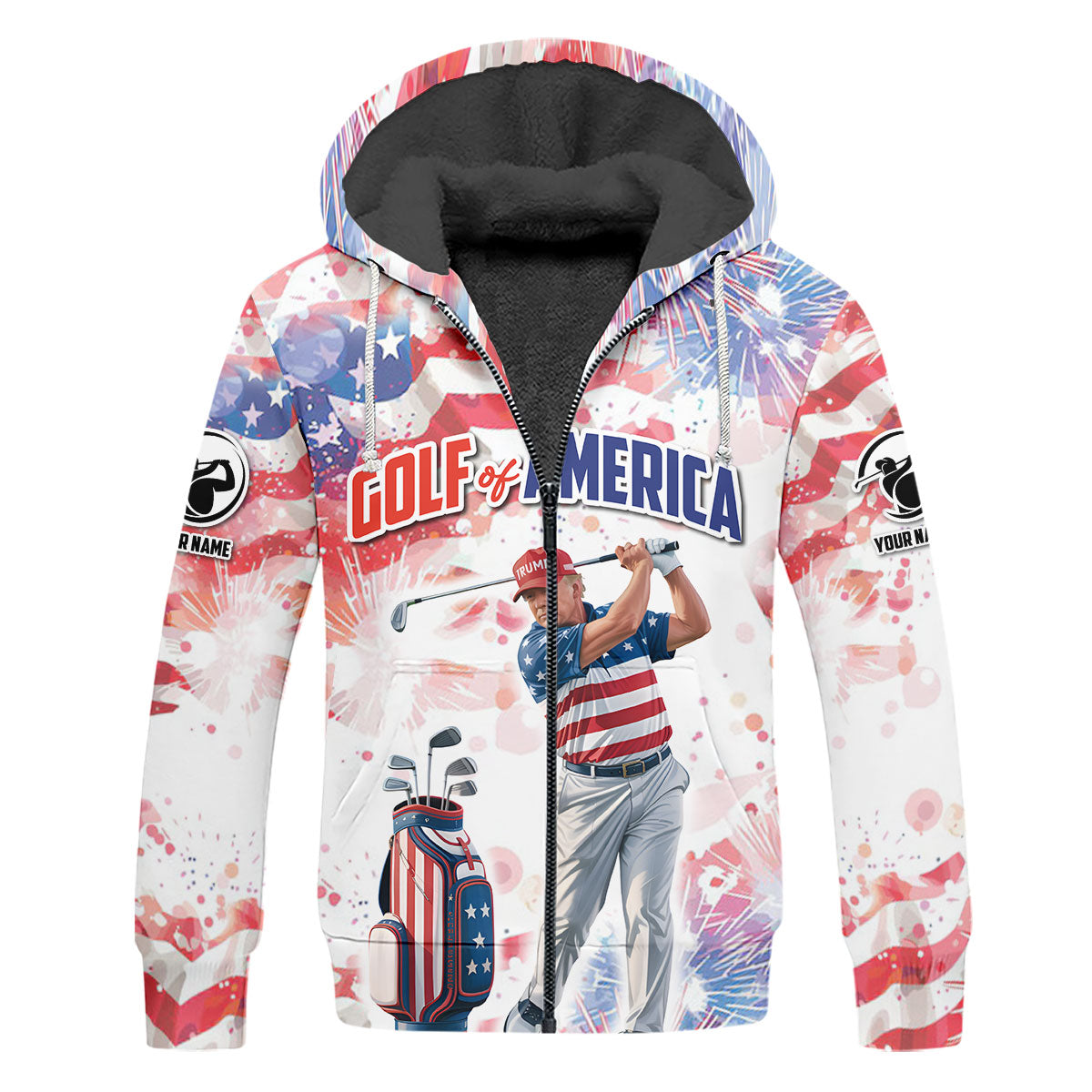 Golf Of America Men Golf Polo, Mens Patriotic Golf Shirts, Patriotic Golf Polo Shirts, Golf Shirt For Men