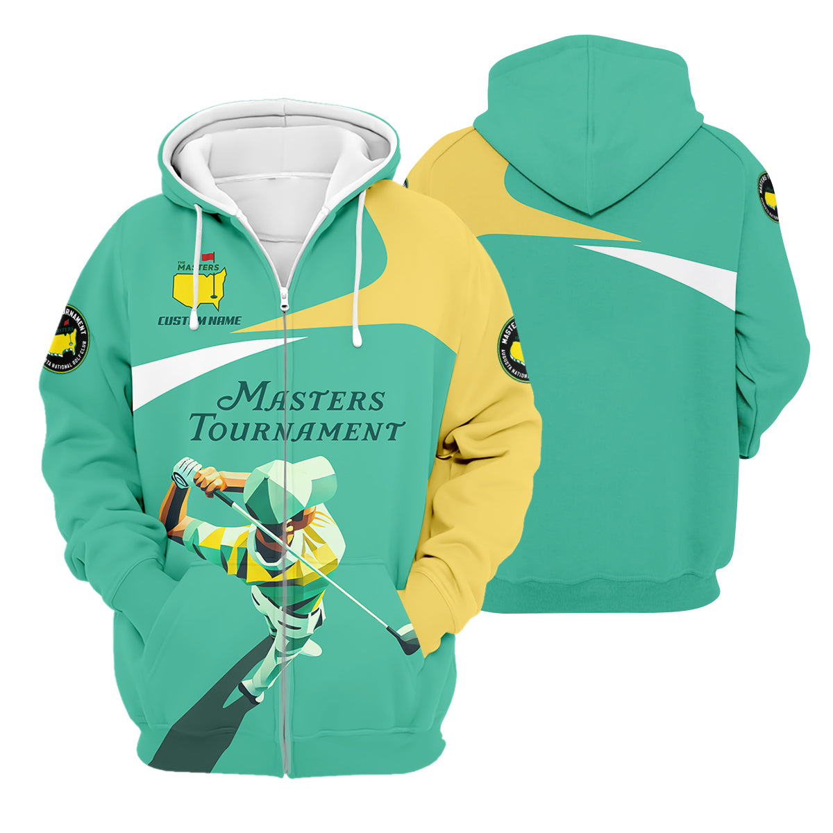 Master Tournament Custom Men's Golf Polo Shirt, Golf Gifts For Dad