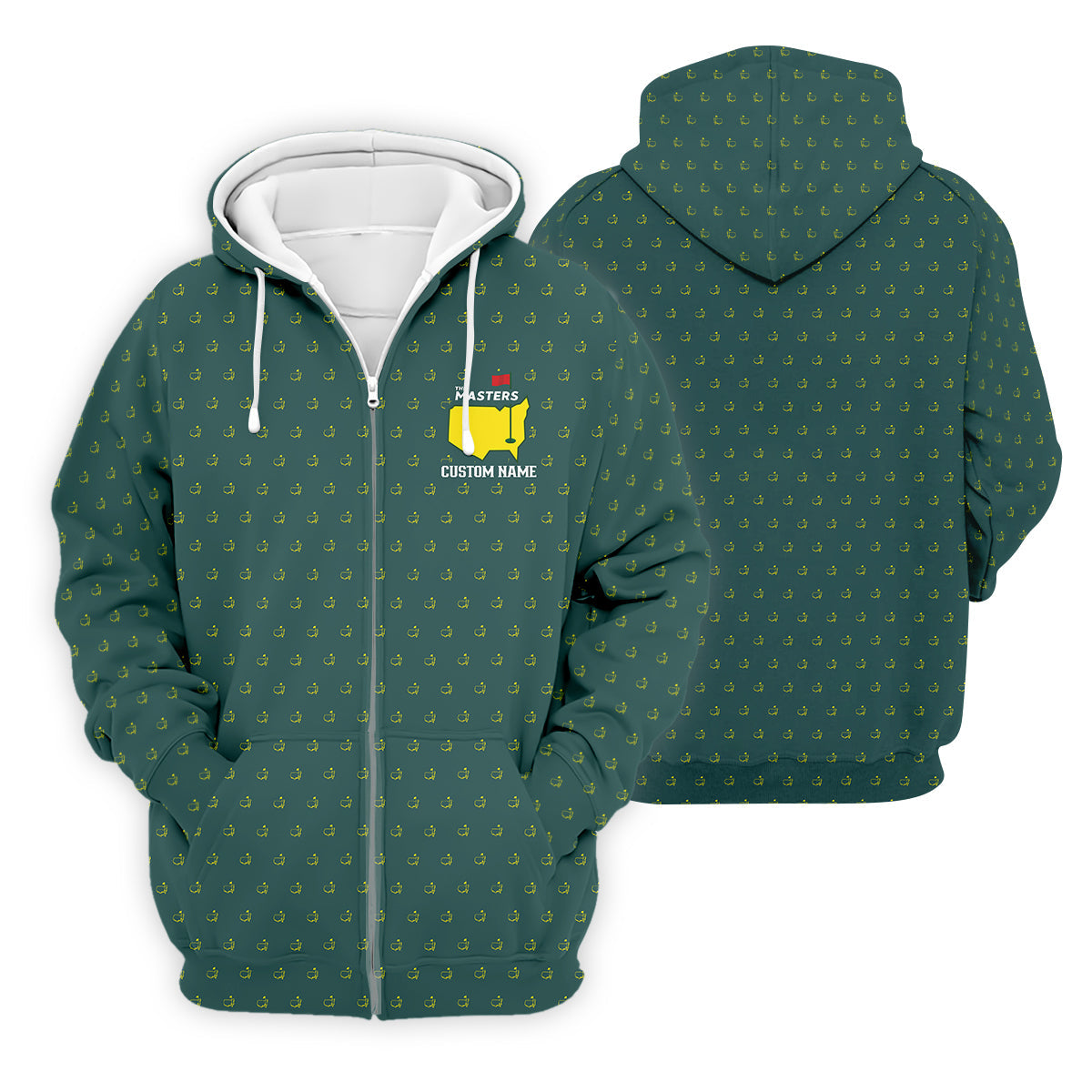 Masters Tournament Augusta Custom Funny Golf Polo Shirt, Christmas Golf Gift