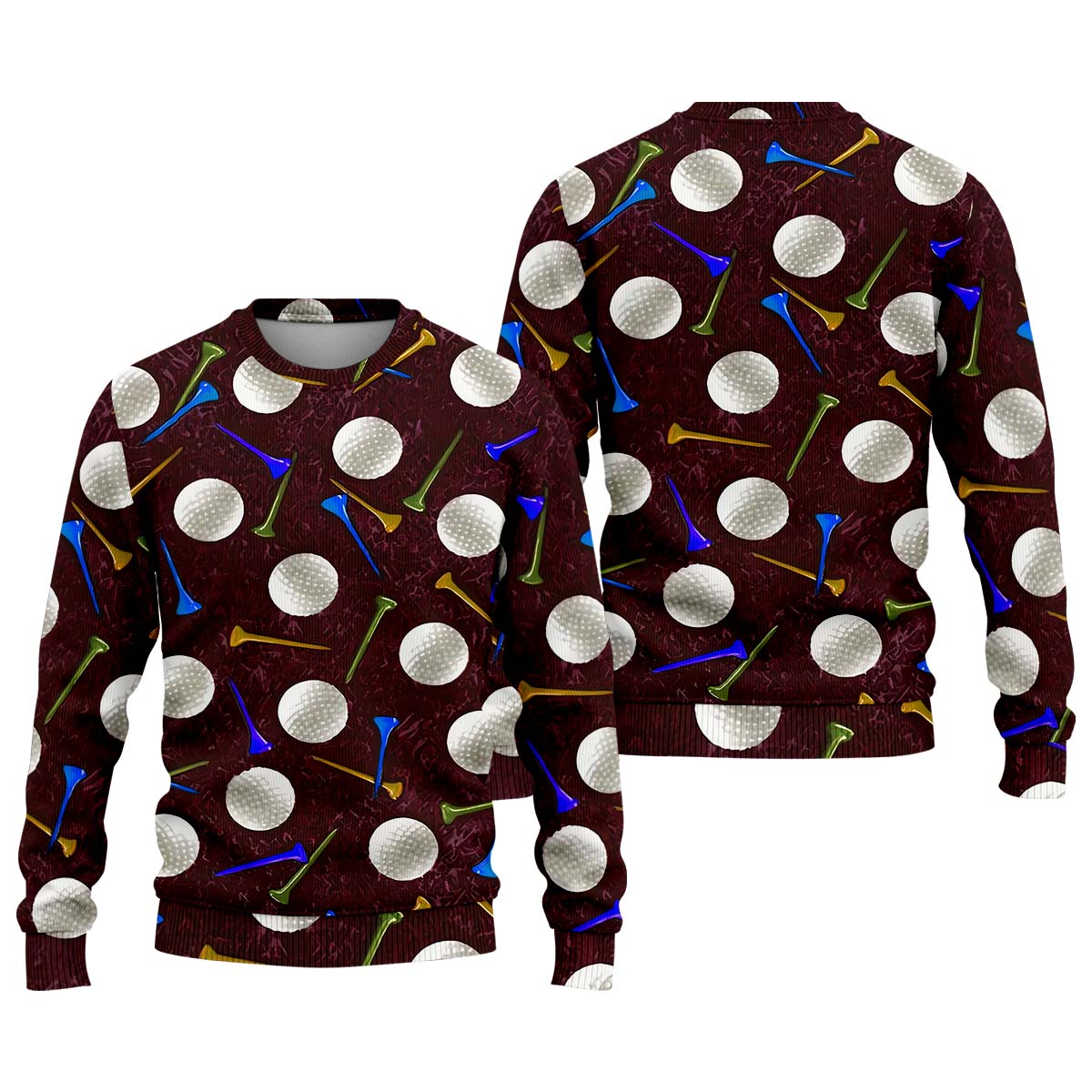 Golf Balls Men's Golf Polo Shirt, Funny Golf Shirt, Golf Gifts For Dad