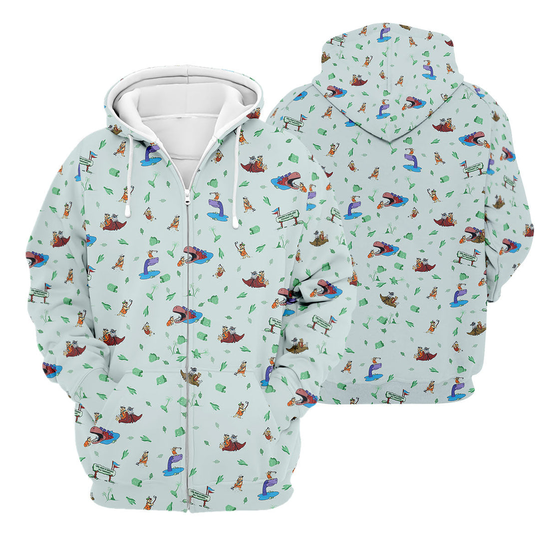 Loyal Order of Dinosaurs' Tourney Men's Golf Polo Shirt, Funny Golf Shirt, Gift For Golfers