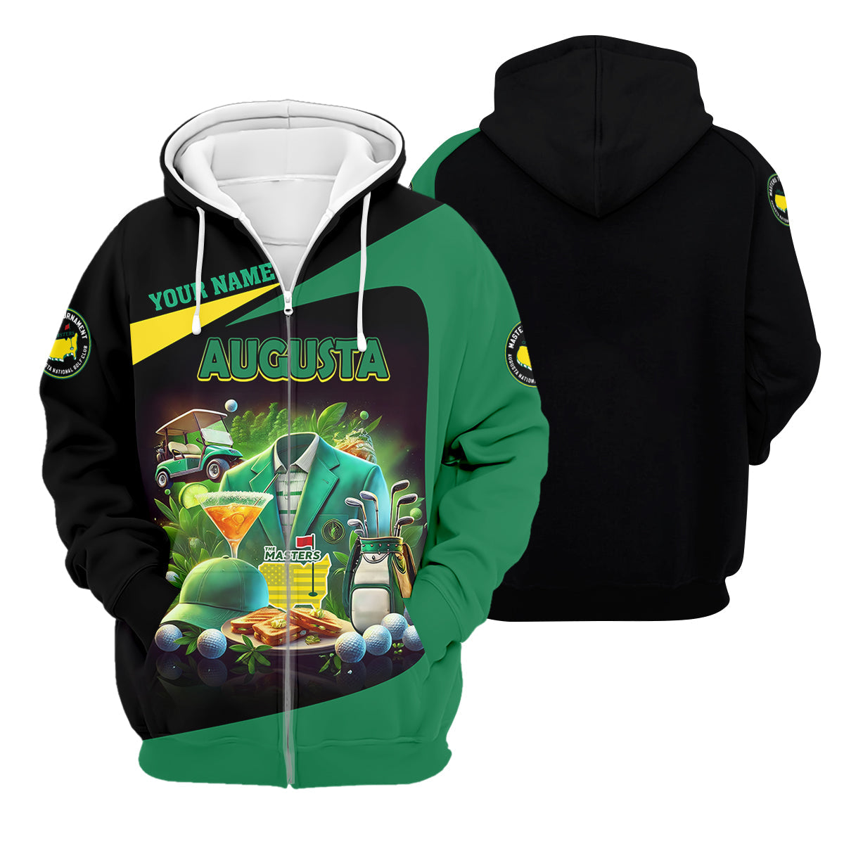 Custom Augusta Golf Master Men's Golf Polo Shirt, Mens Golf Gift, Mens Golf Shirt