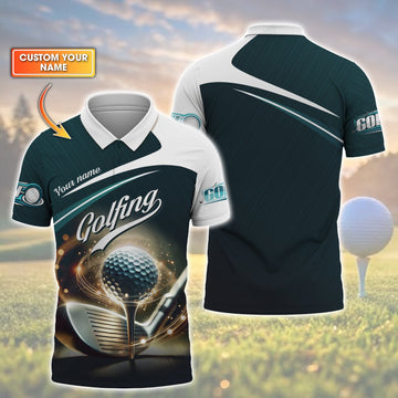 Custom Golf Polo Shirt, Golfing Apparel, Gift For Golfers