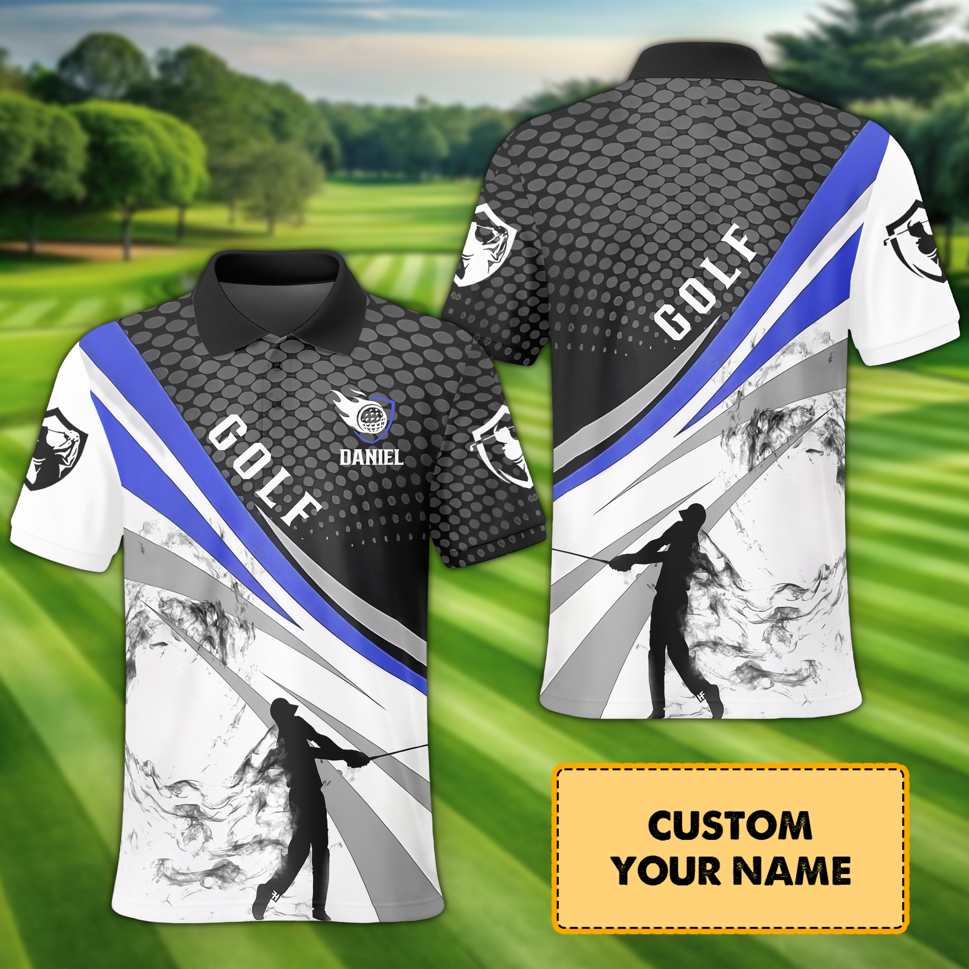 Custom Golf Polo Shirt, Custom Golf Apparel, Perfect Present For Golfers