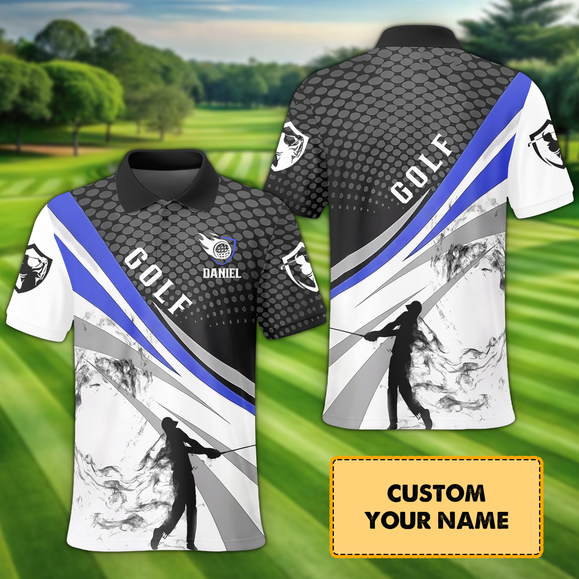 Custom Golf Polo Shirt, Custom Golf Apparel, Perfect Present For Golfers