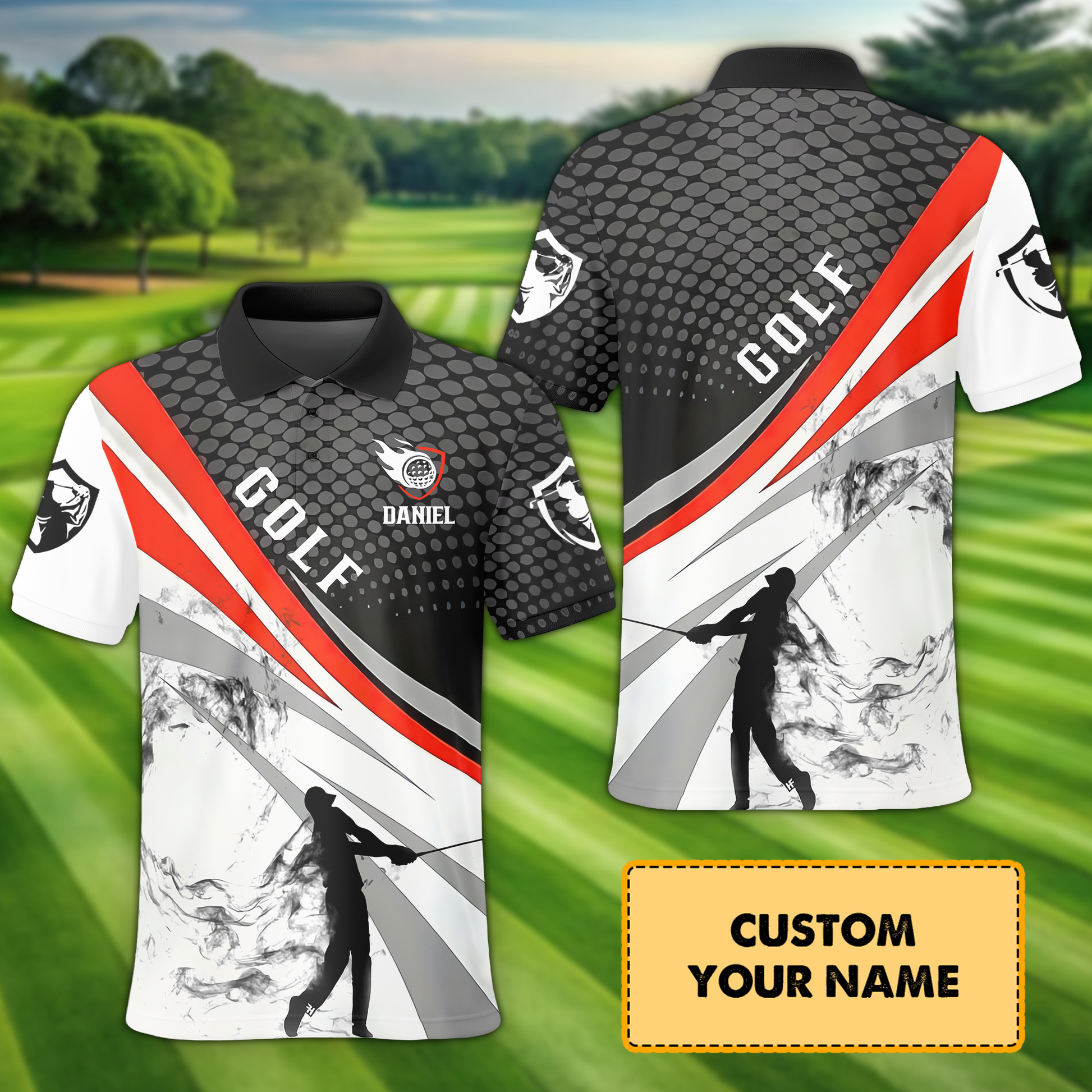 Custom Golf Polo Shirt, Custom Golf Apparel, Perfect Present For Golfers