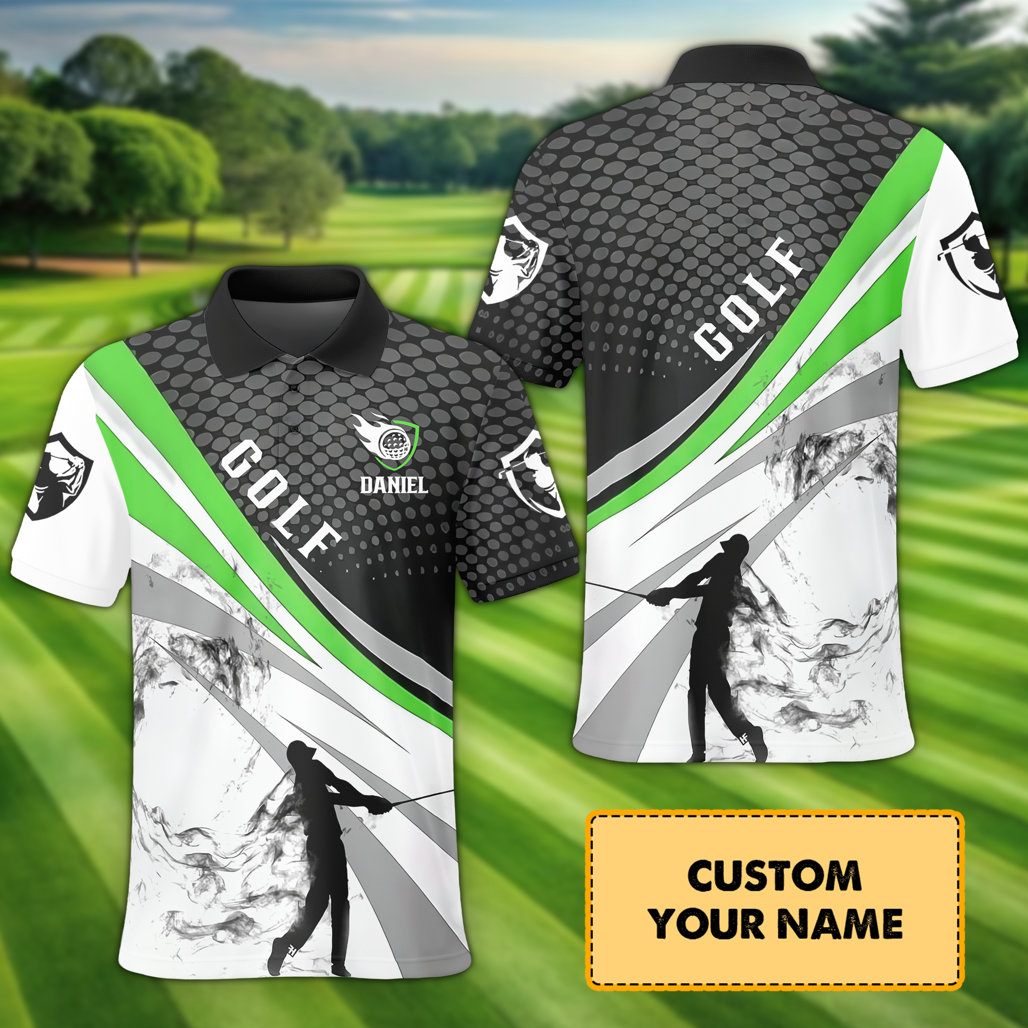 Custom Golf Polo Shirt, Custom Golf Apparel, Perfect Present For Golfers