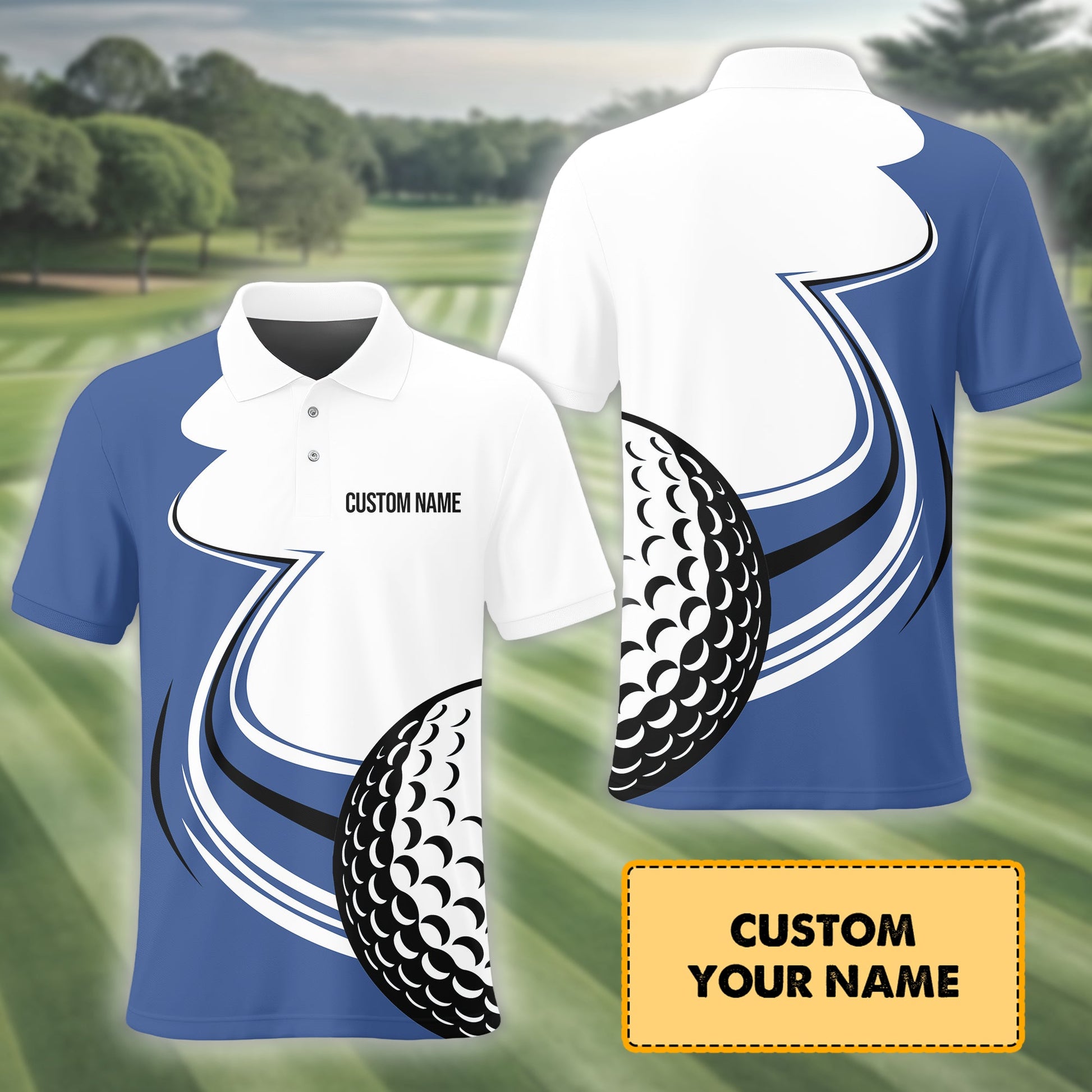Custom Golf Polo Shirt, Personalized Golf Apparel, Perfect Gift For Golfers