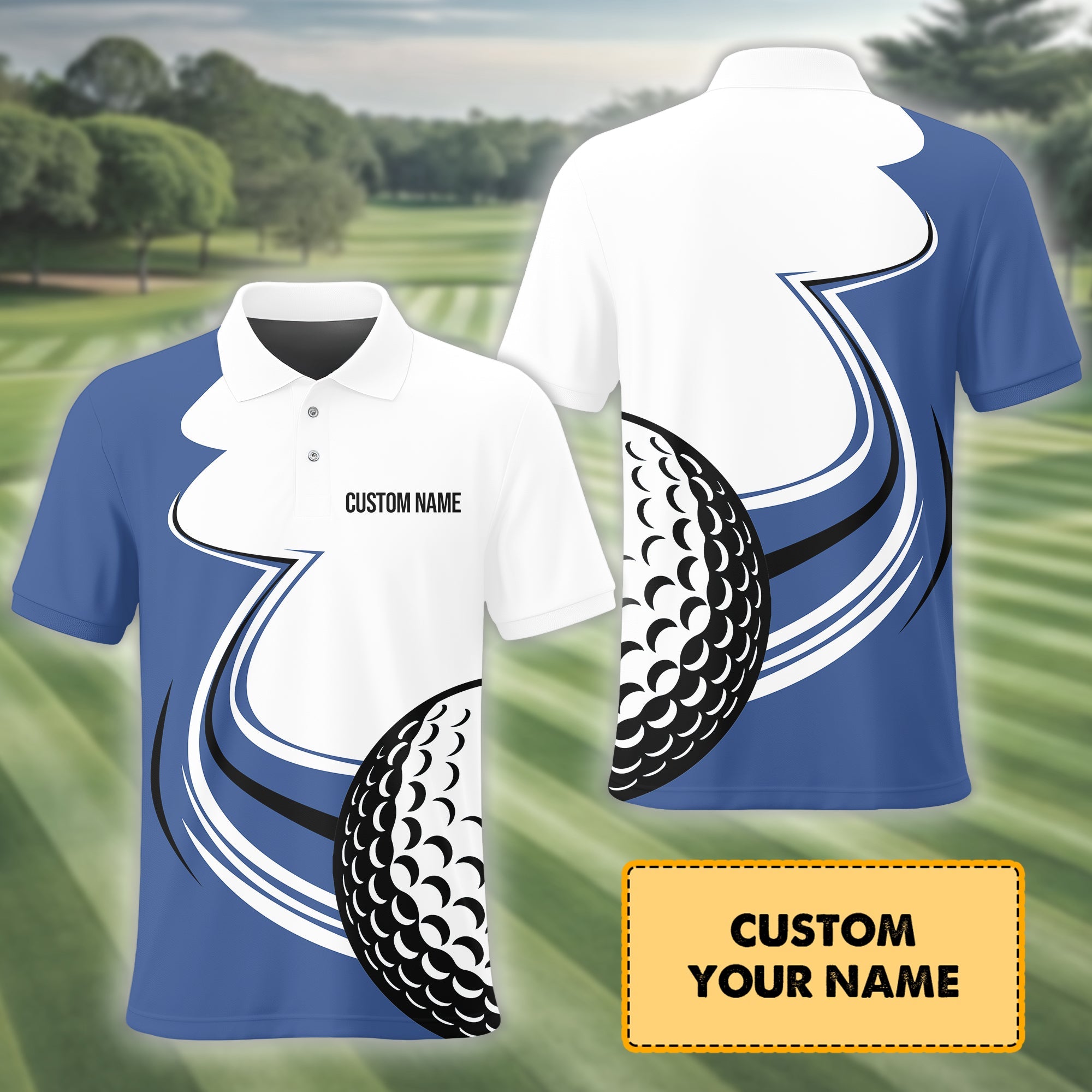 Custom Golf Polo Shirt, Personalized Golf Apparel, Perfect Gift For Golfers