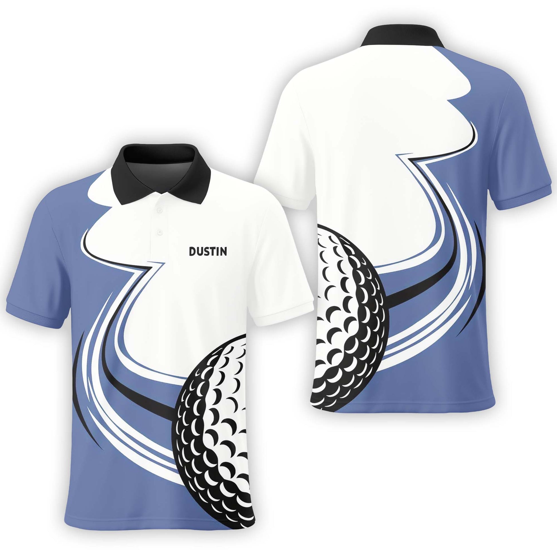 Custom Name Golf Polo Shirt, Golf Shirt, Gift For Golfers