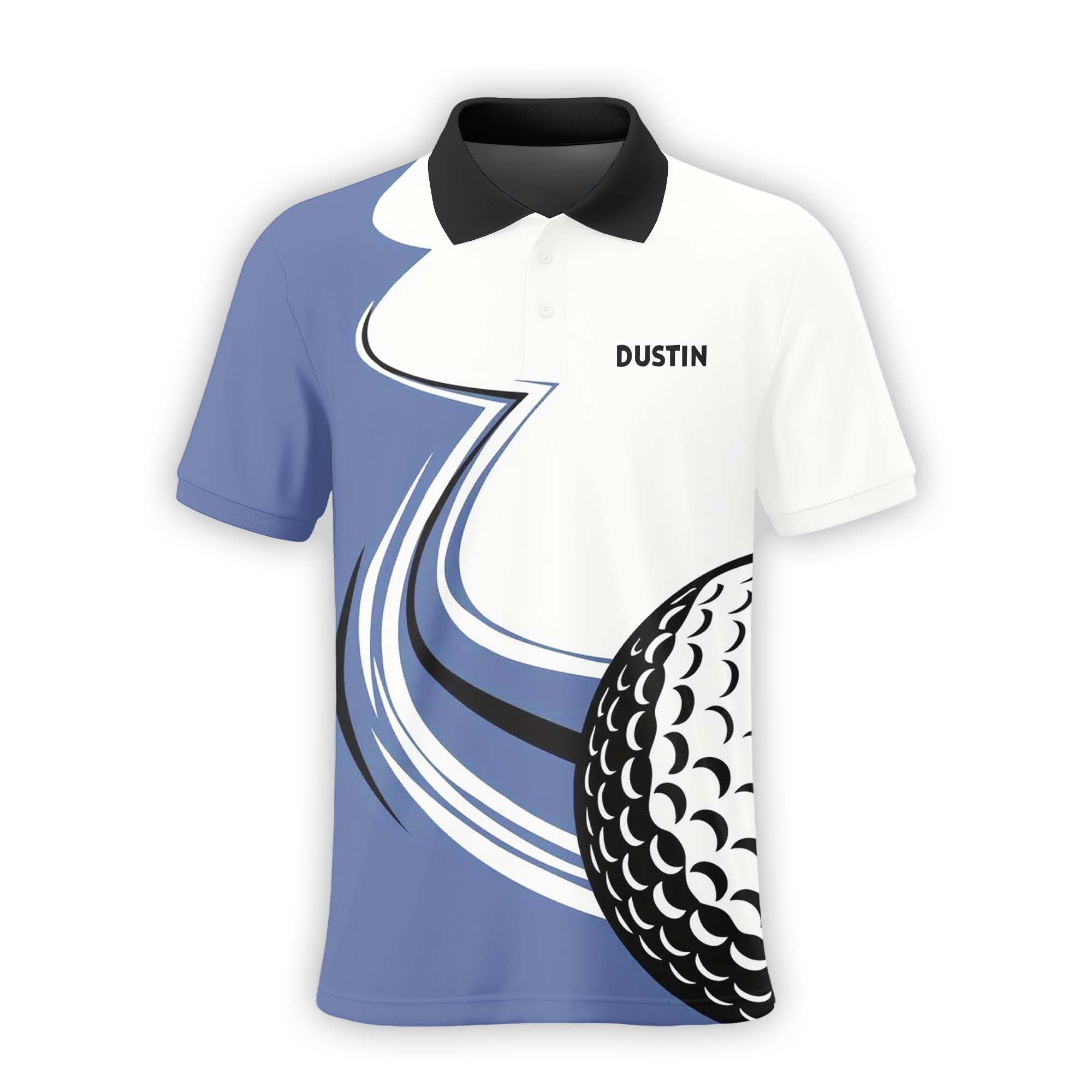 Custom Name Golf Polo Shirt, Golf Shirt, Gift For Golfers