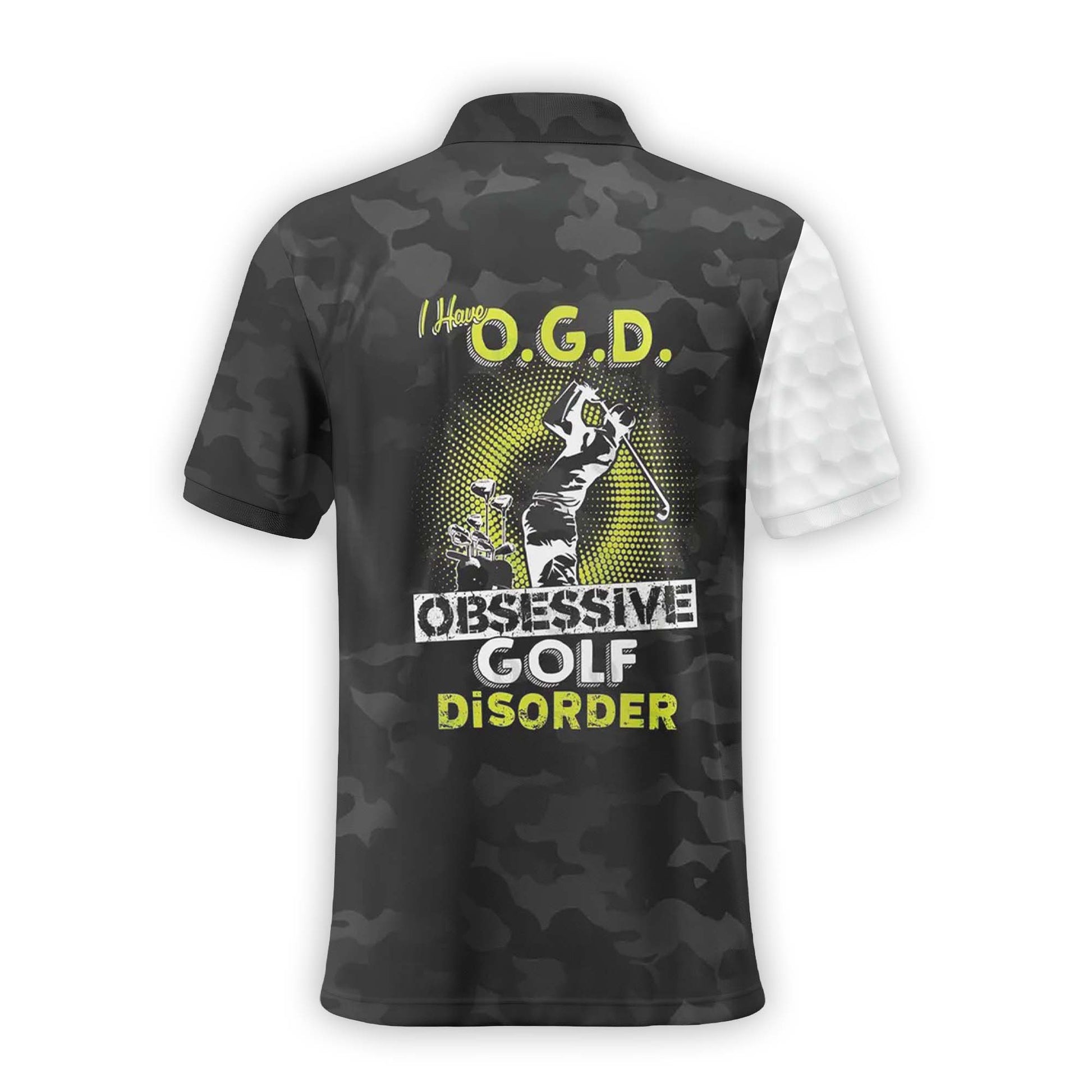 Obsessive Golf Disorder Personalized Name 3D Golf Polo Shirt, Golf Shirt, Gift For Golfers