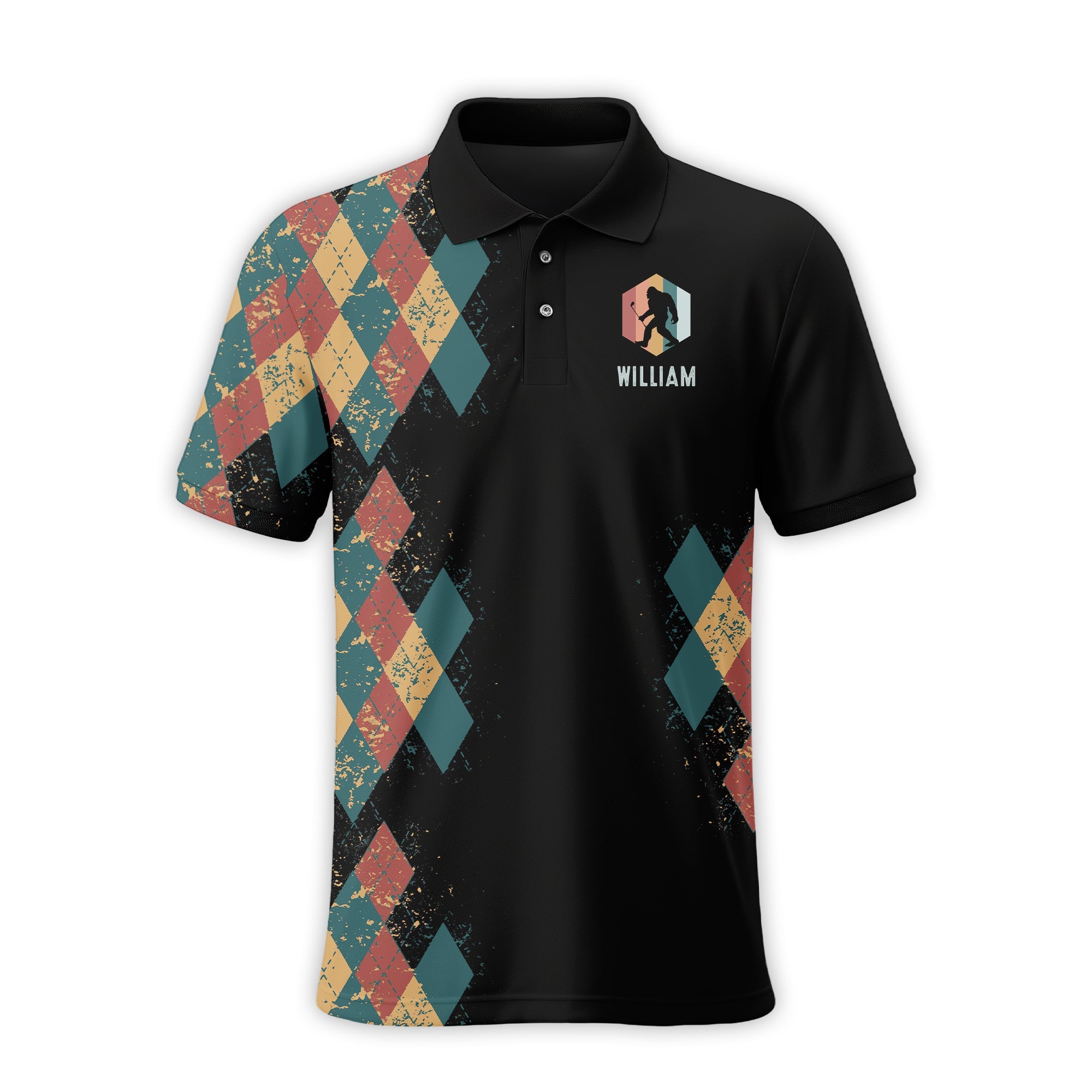 Not All Who Wonder Are Lost, Custom Polo Shirt, Present For Golfer
