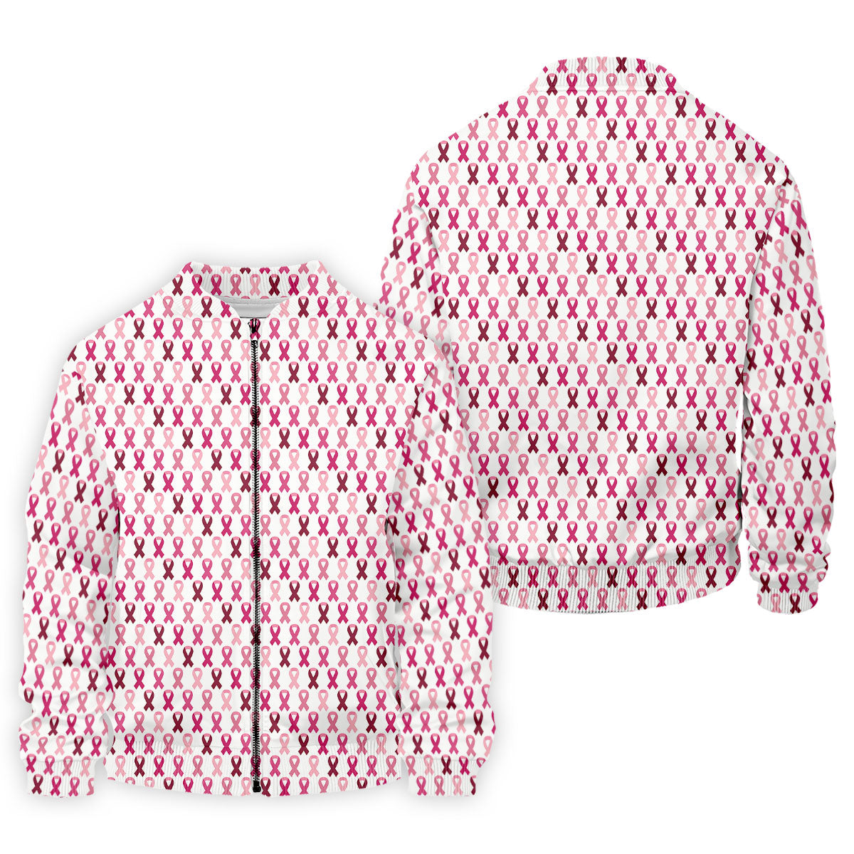 Pink Ribbon Men's Golf Shirt, Pink Golf Shirt Men, Breast Cancer Golf Shirt, Breast Cancer Awareness Shirt