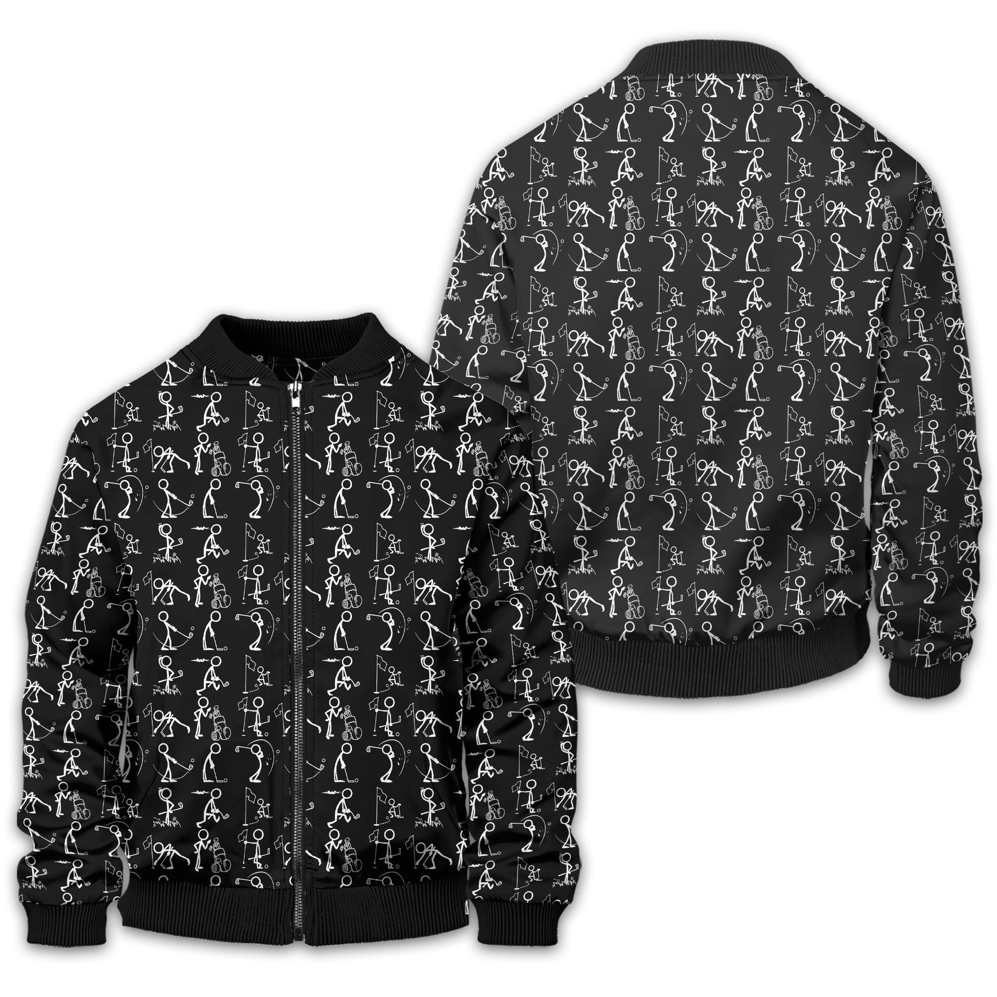 Black Golf Polo Shirt, Funny Golf Shirt, Gift For Golfers