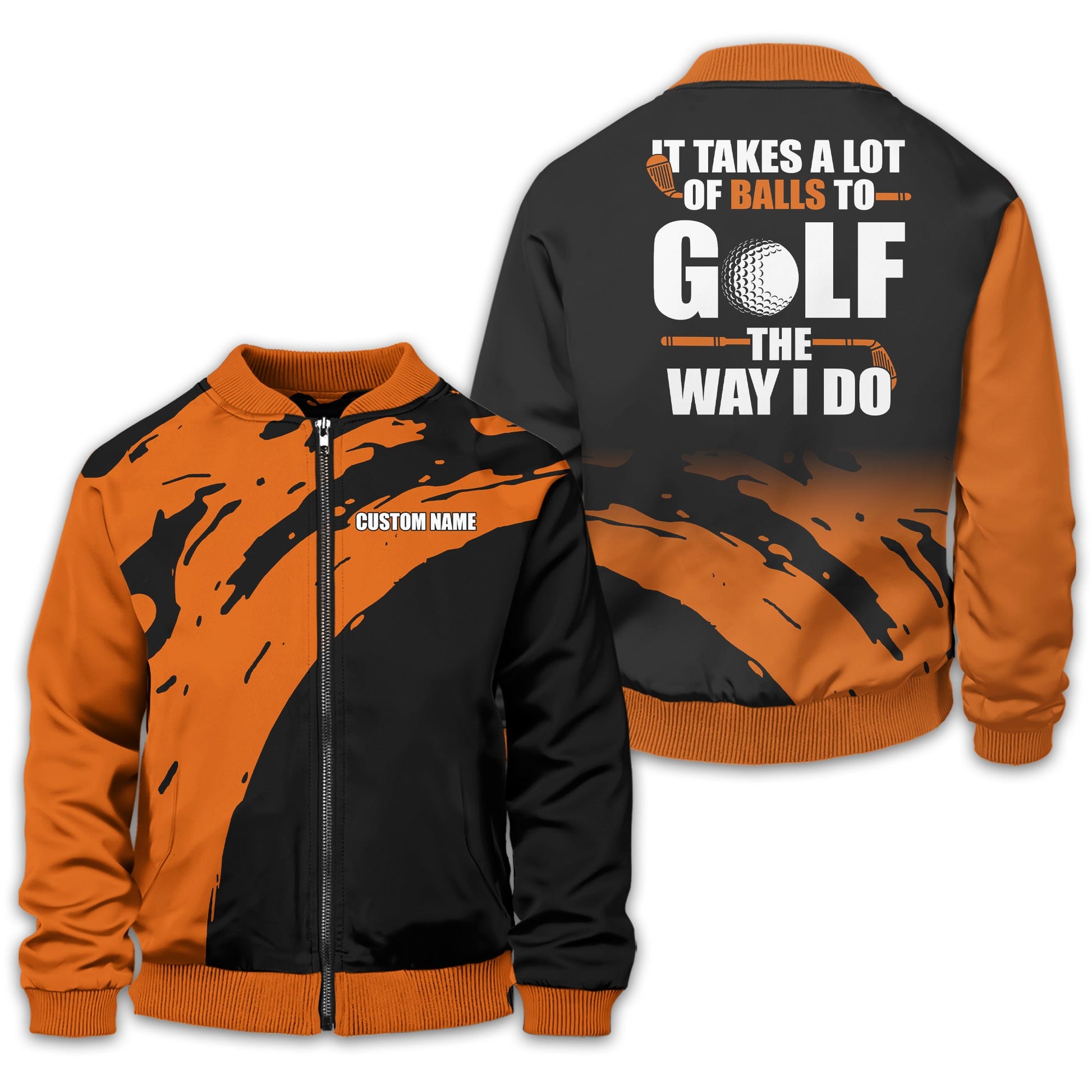 It Takes A Lot Of Balls To Golf The Way I Do Personalized Golf Polo Shirt, Golf Shirt For Men, Gift For Golfers