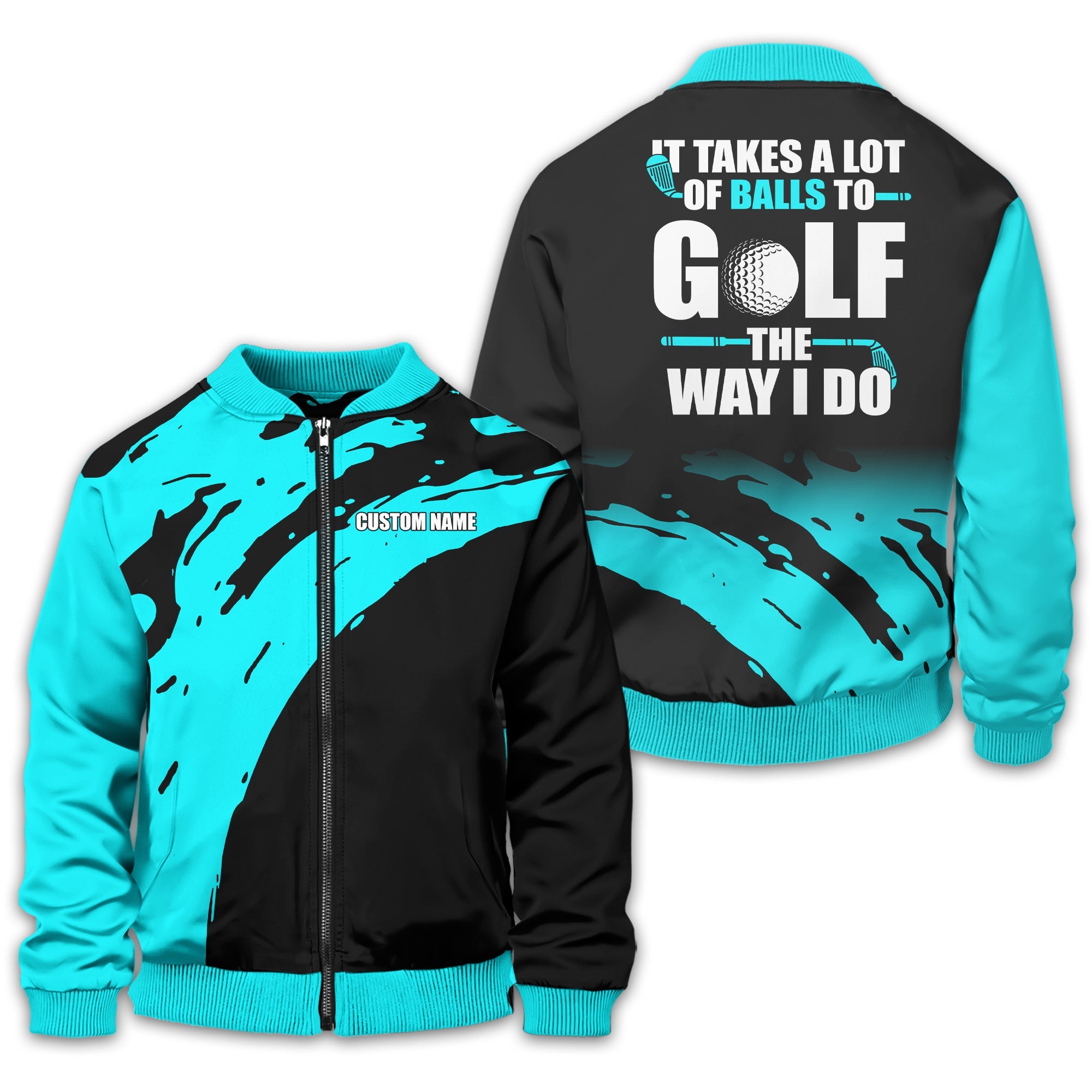 It Takes A Lot Of Balls To Golf The Way I Do Personalized Golf Polo Shirt, Golf Shirt For Men, Gift For Golfers