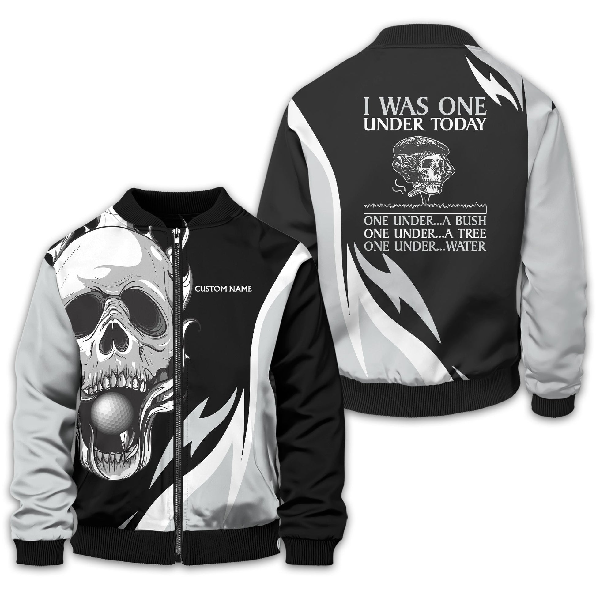 I Was One Under Today Personalized Golf Polo Shirt, Golf Shirt For Men, Gift For Golfers