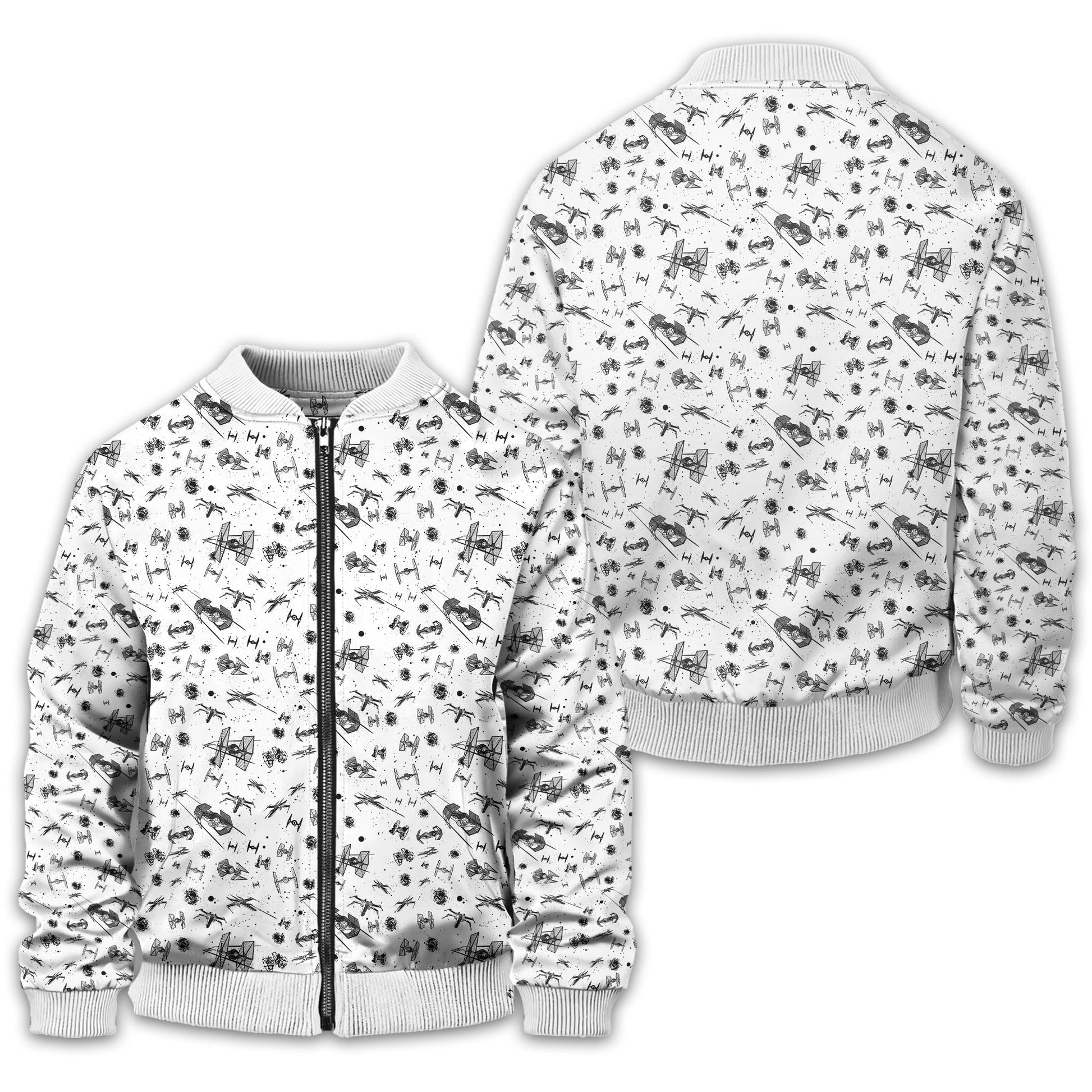 White Galaxy Golf Polo Shirt, Gift For Golfers, Golf Gift For Men