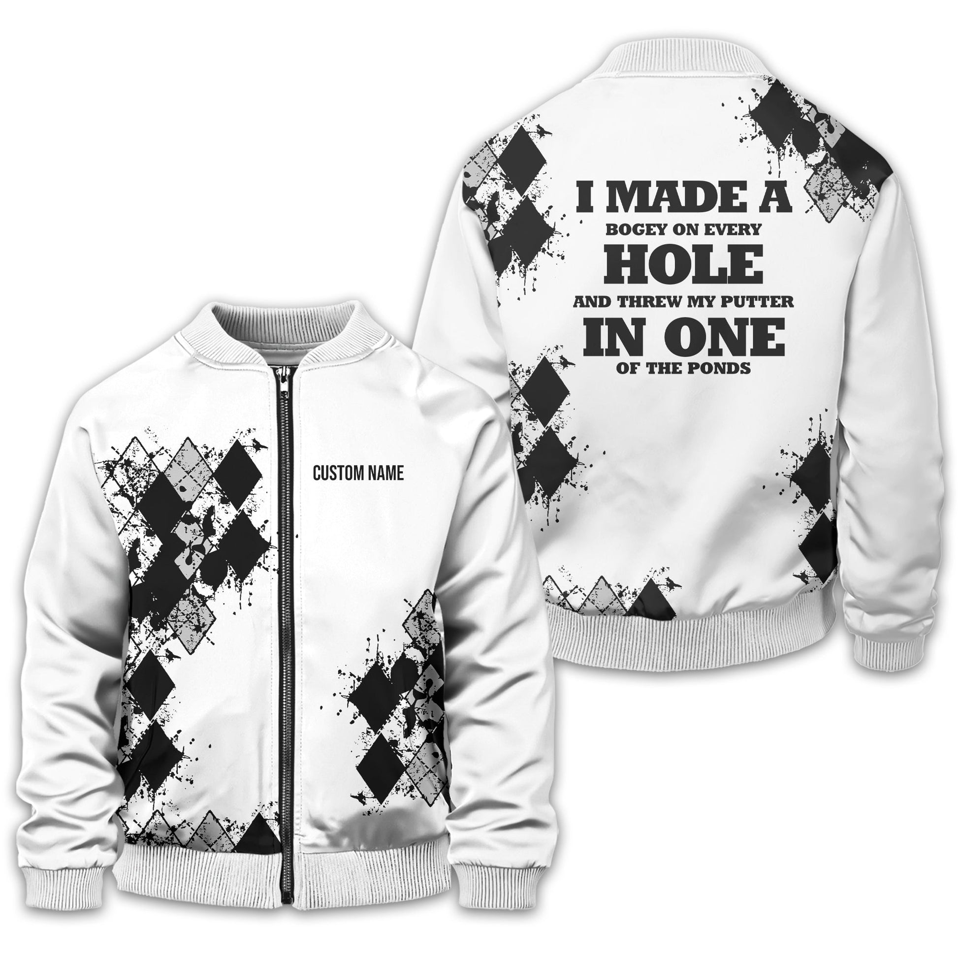 I Made A Bogey Personalized Golf Polo Shirt, Golf Shirt, Gift For Golfers